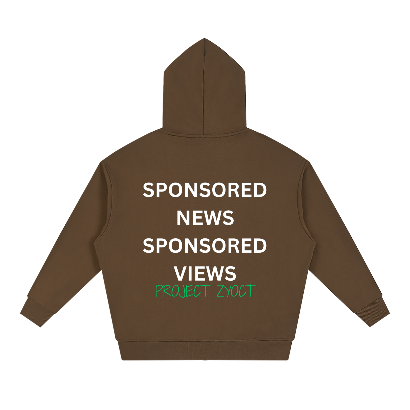 "Sponsored News Sponsored Views" Full Zip Hoodie
