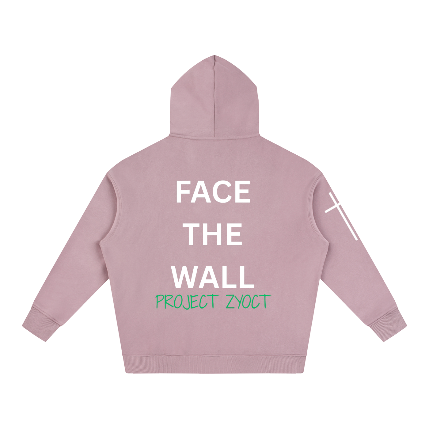 "Face the Wall" Oversize Hoodie