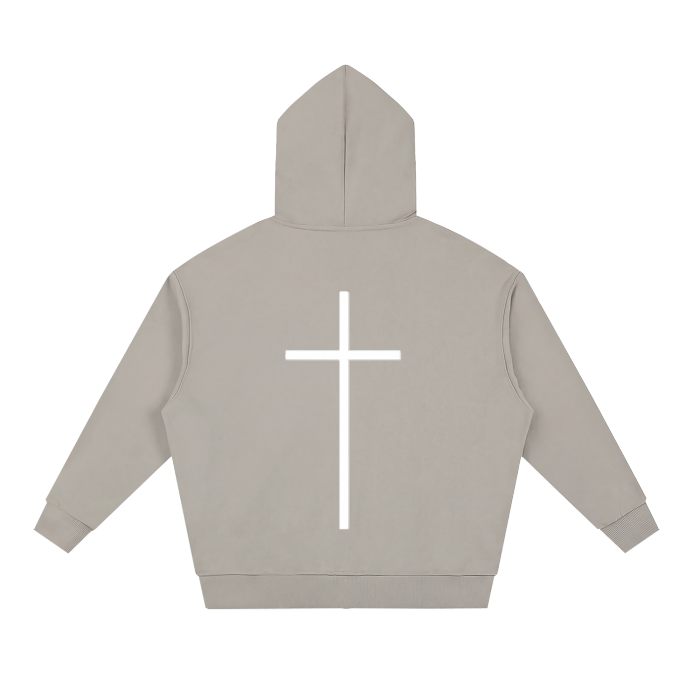 Simple Cross Full Zip Hoodie