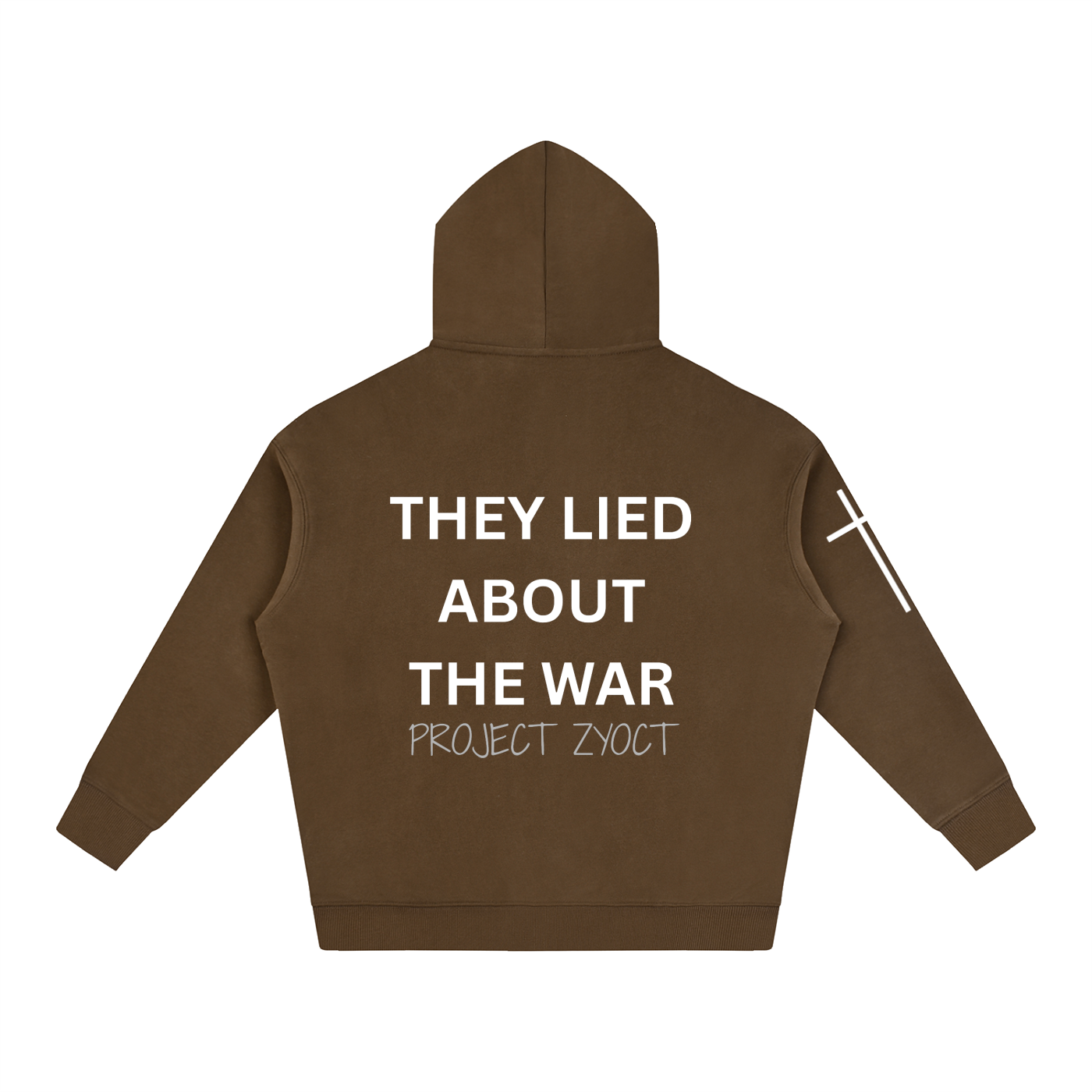 "They Lied About the War" Oversize Hoodie