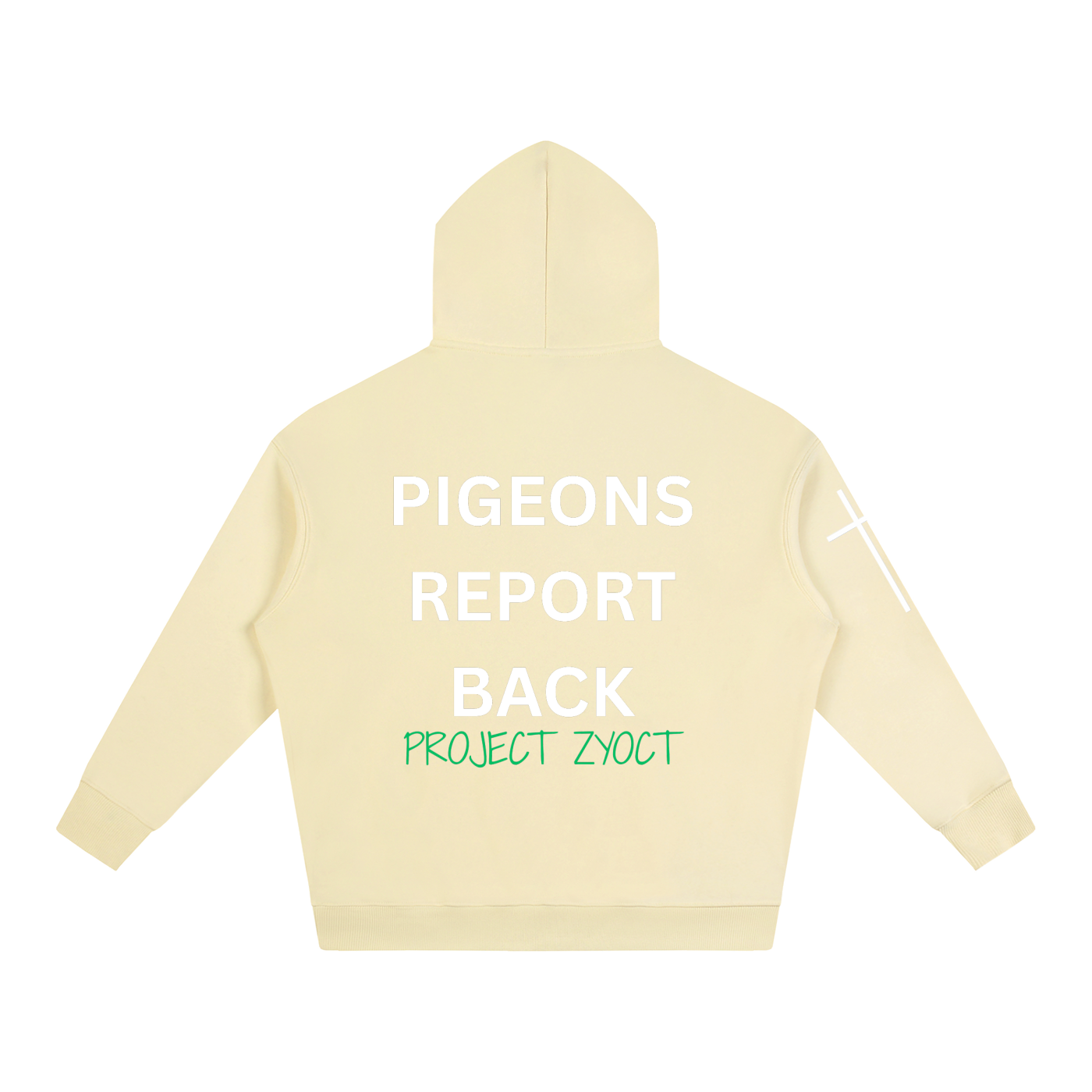 "Pigeons Report Back" Oversize Hoodie