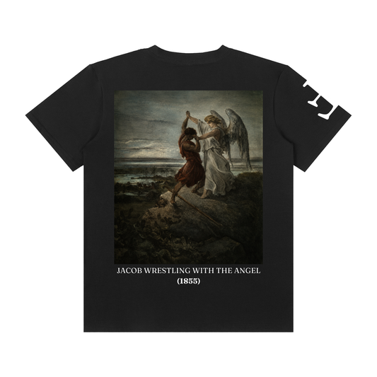 Jacob Wrestling with the Angel (1855) T-Shirt