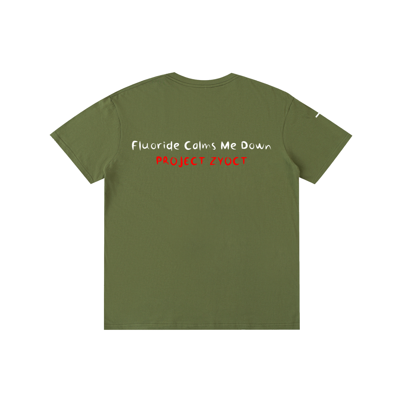 "Fluoride Calms Me Down" Cotton T-Shirt