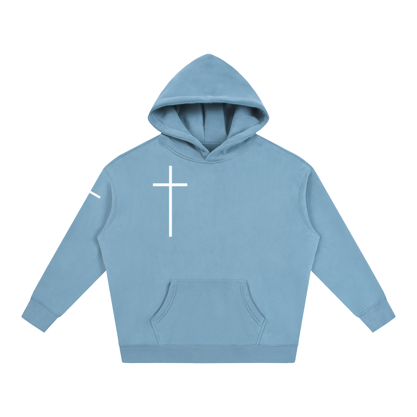 Simple Cross Oversize Hoodie