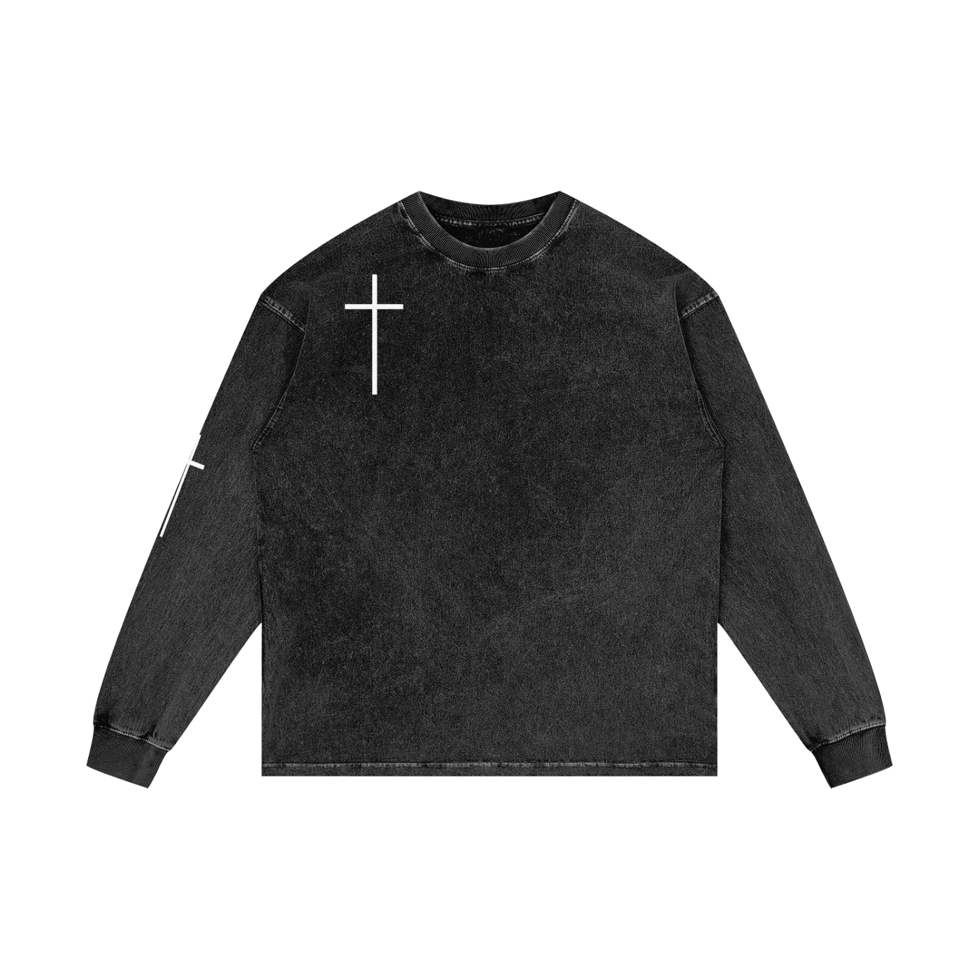 "Sponsored News Sponsored Views" Acid Wash Long Sleeve