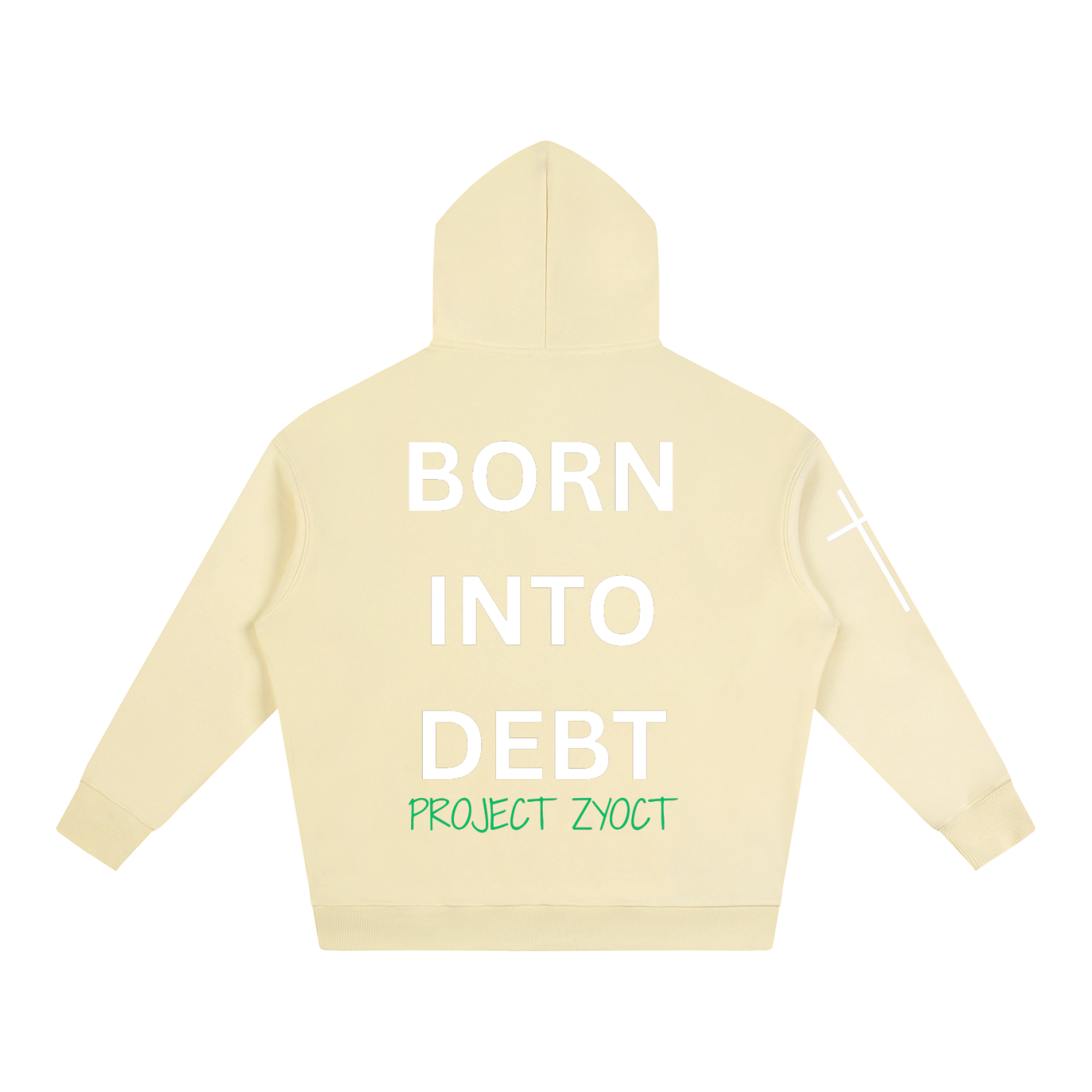 "Born Into Debt" Oversize Hoodie