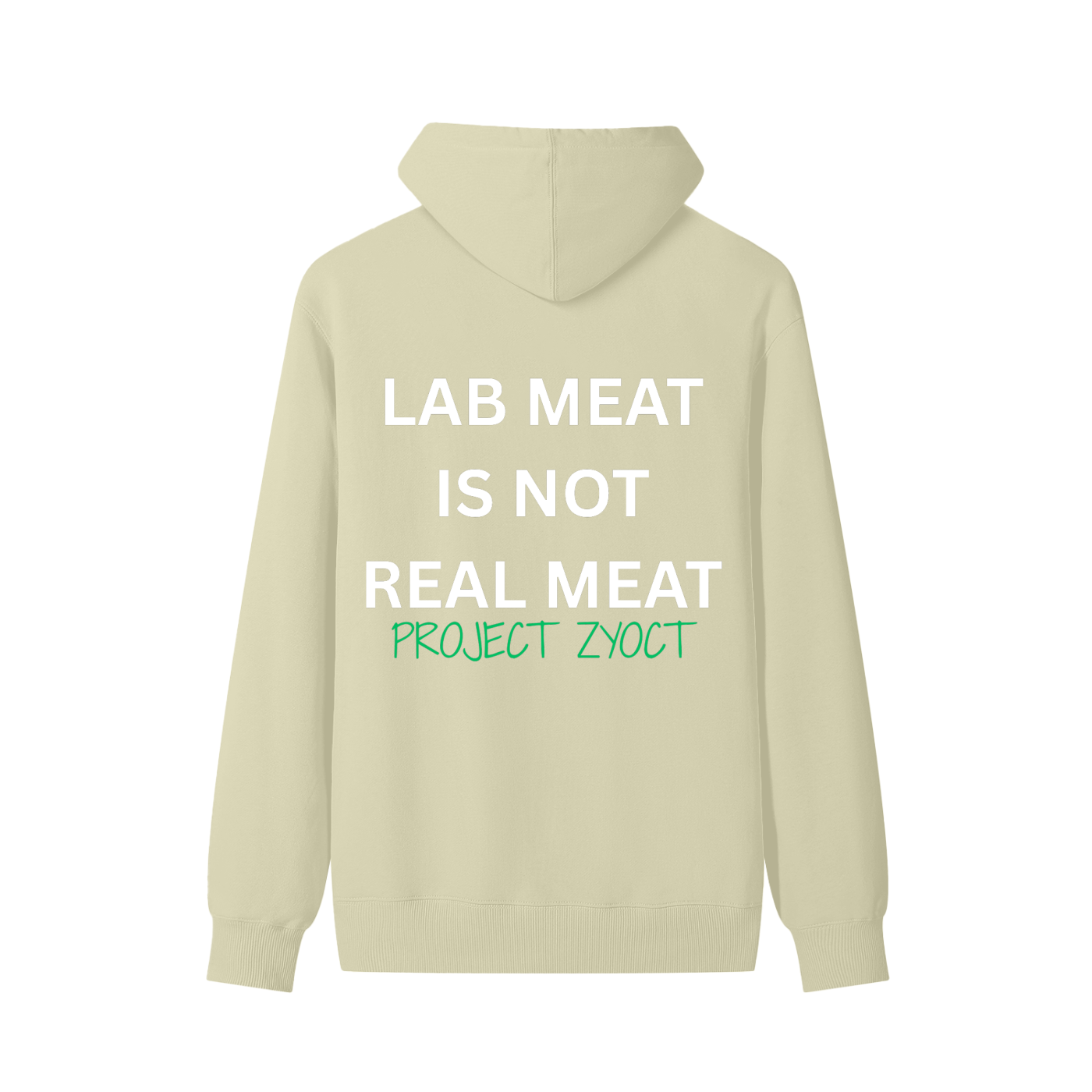"Lab Meat is Not Real Meat" Classic Cotton Hoodie