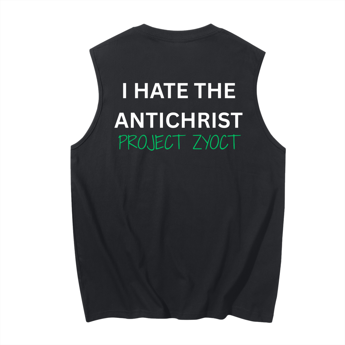 "I Hate the Antichrist" Cotton Tank Top