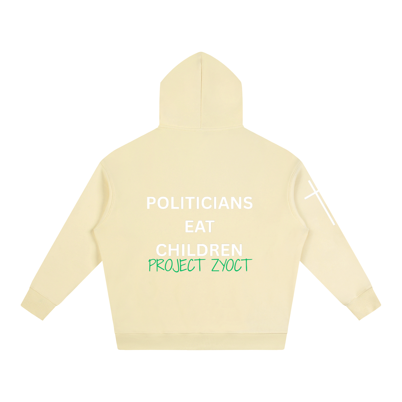 "Politicians Eat Children" Oversize Hoodie