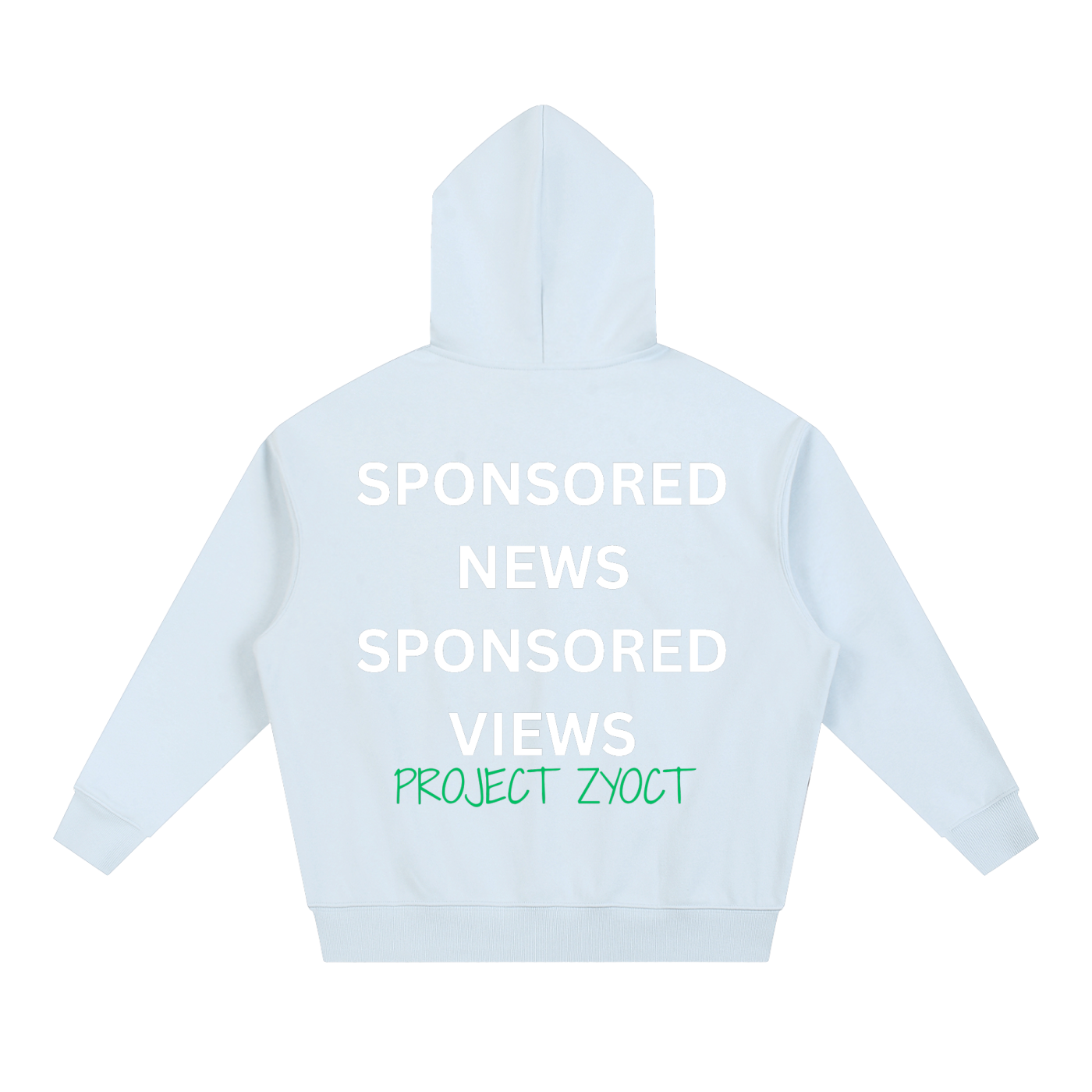 "Sponsored News Sponsored Views" Heavyweight Hoodie