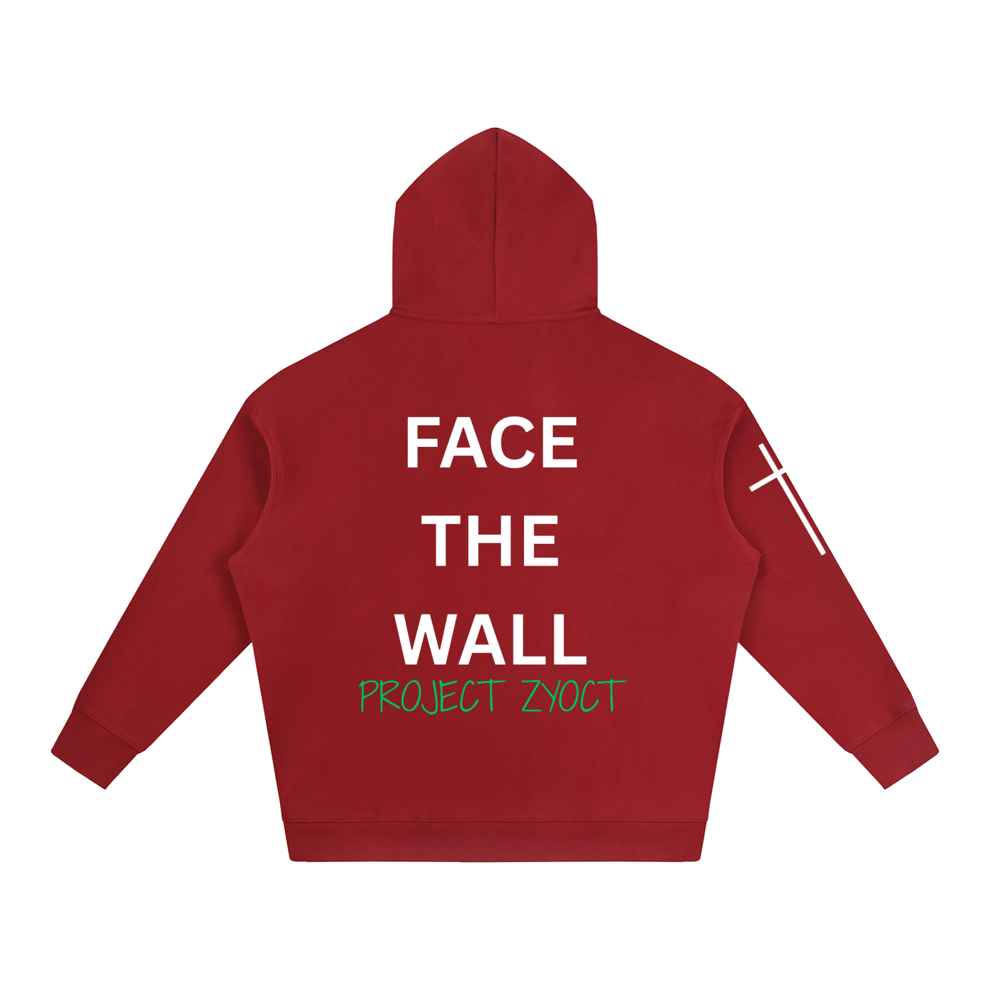 "Face the Wall" Oversize Hoodie