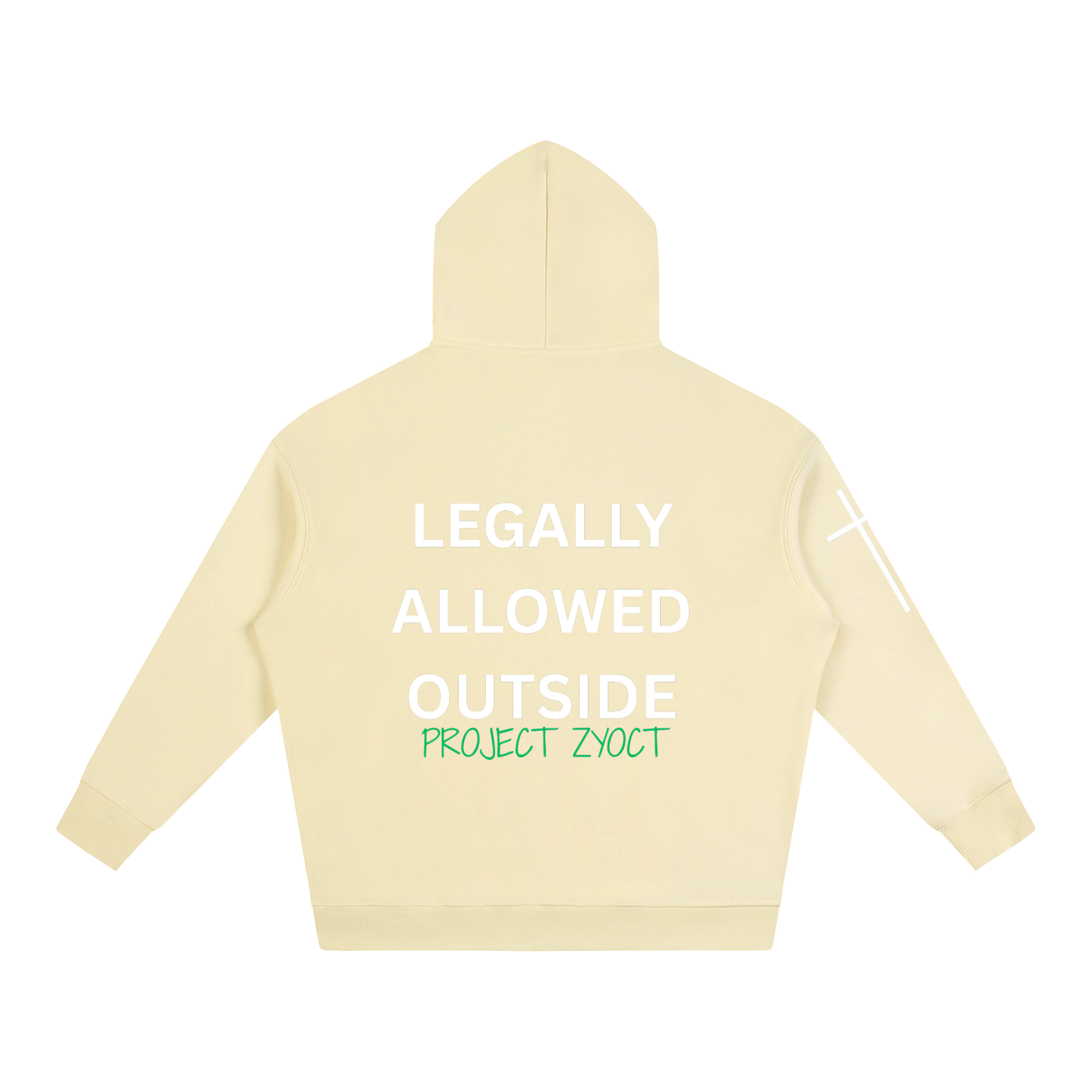 "Legally Allowed Outside" Oversize Hoodie
