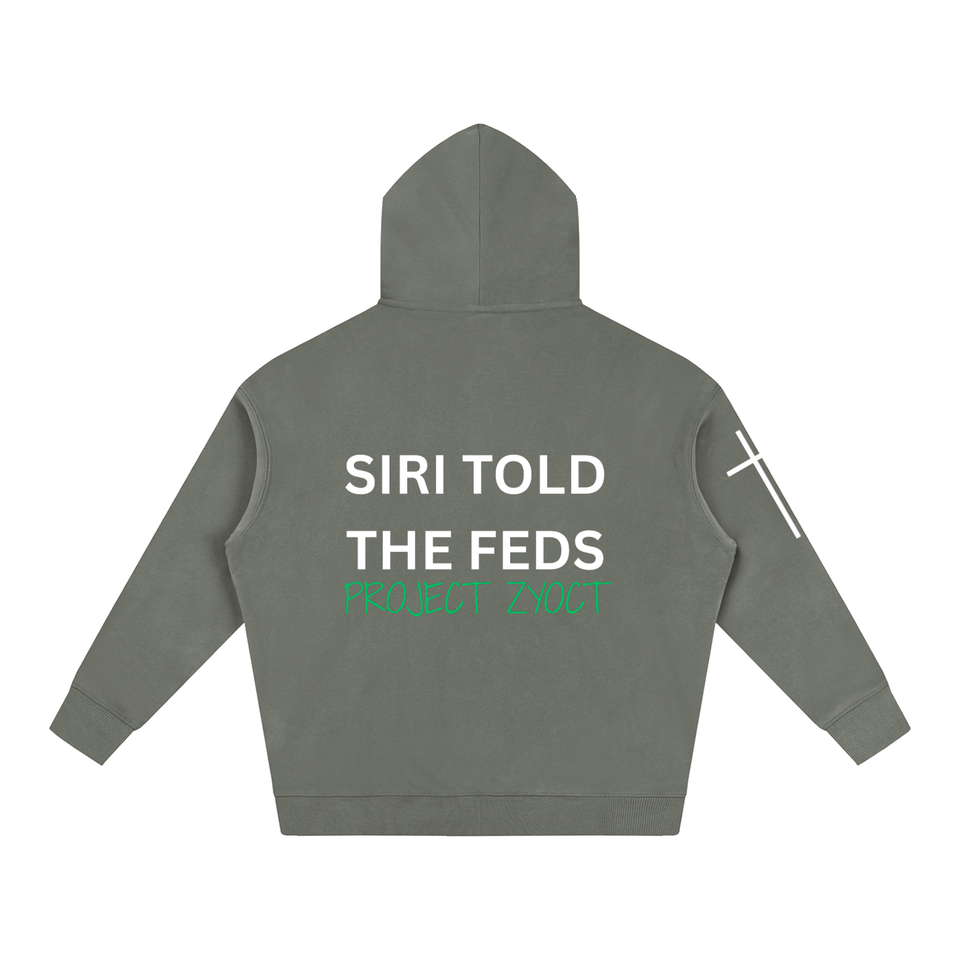"Siri Told the Feds" Oversize Hoodie