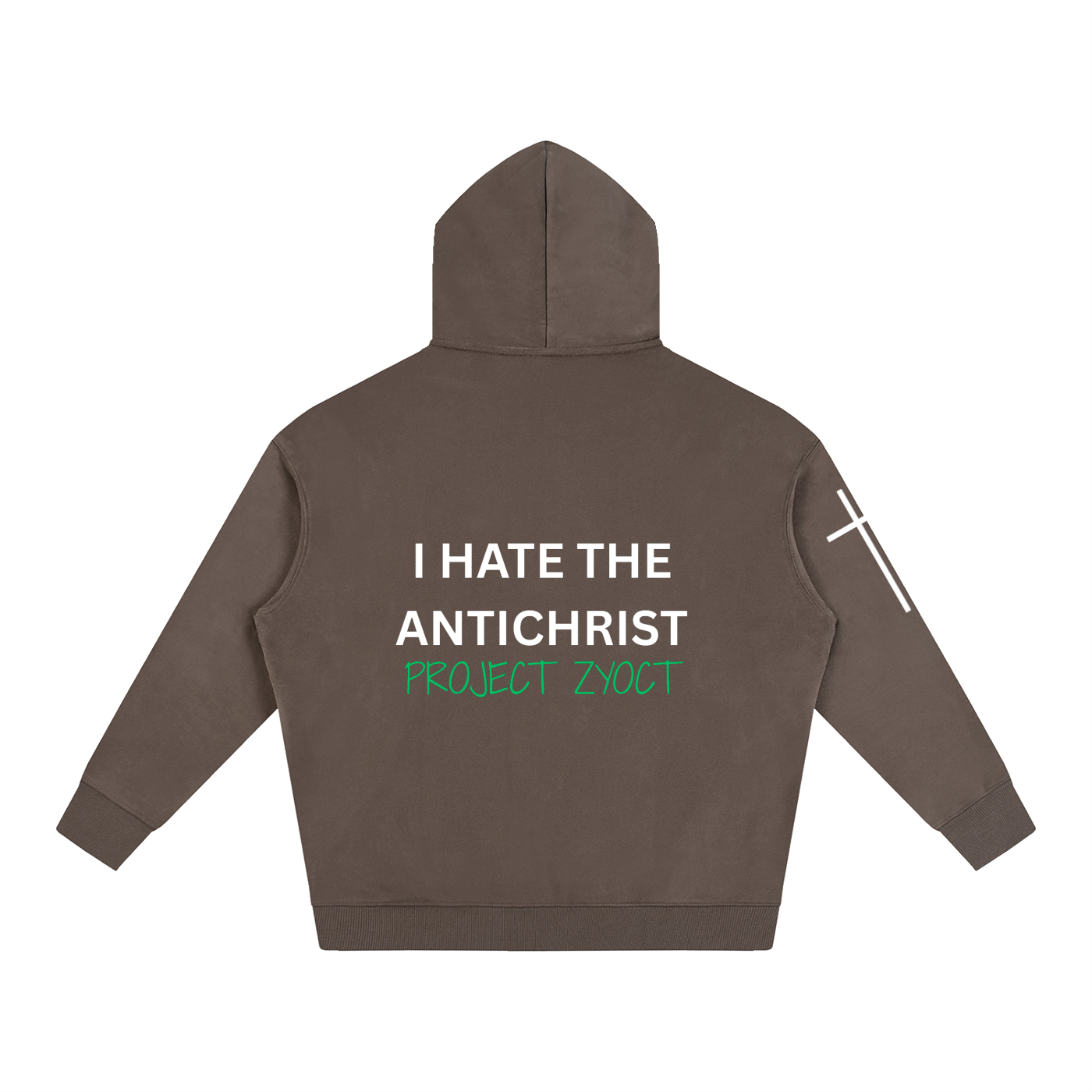 "I Hate the Antichrist" Oversize Hoodie