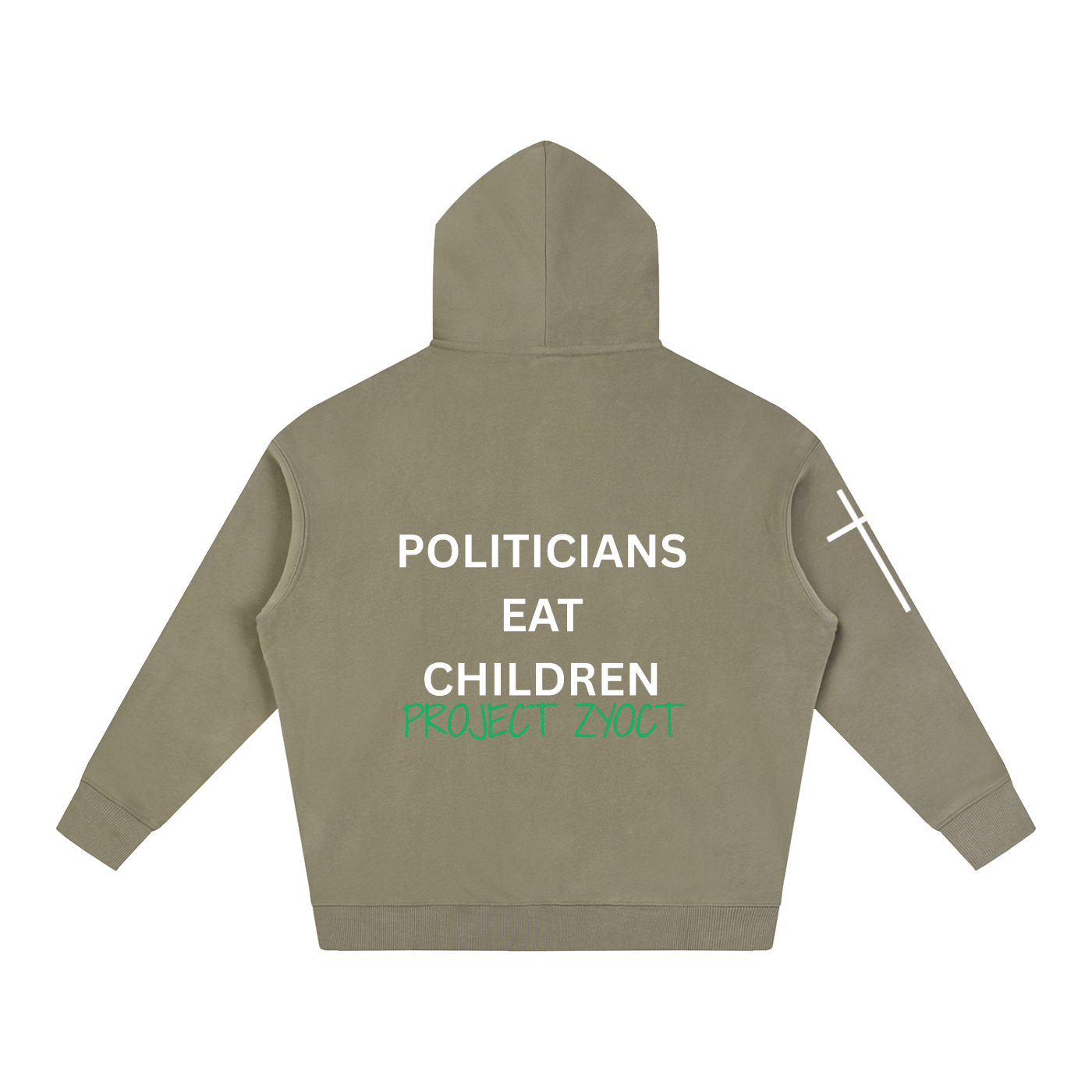 "Politicians Eat Children" Oversize Hoodie