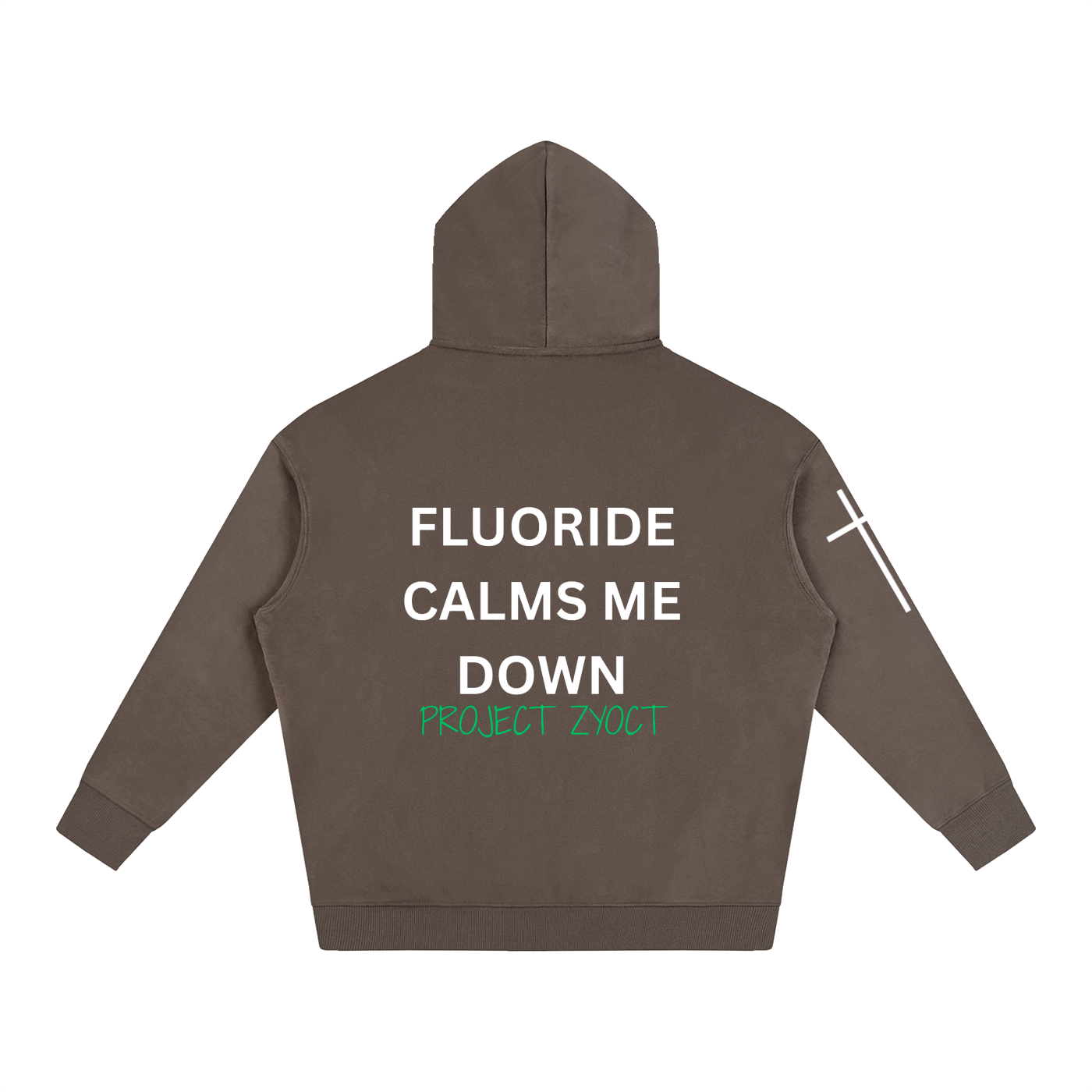 "Fluoride Calms Me Down" Oversize Hoodie