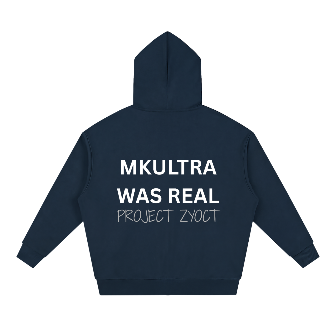 "MKUltra Was Real" Full Zip Hoodie
