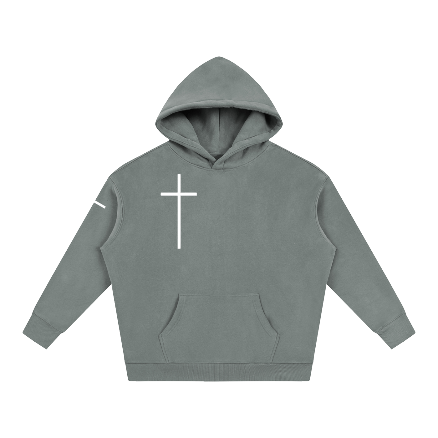 Simple Cross Oversize Hoodie