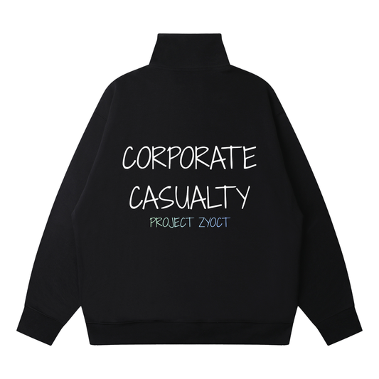 "Corporate Casualty" Quarter-Zip Sweatshirt