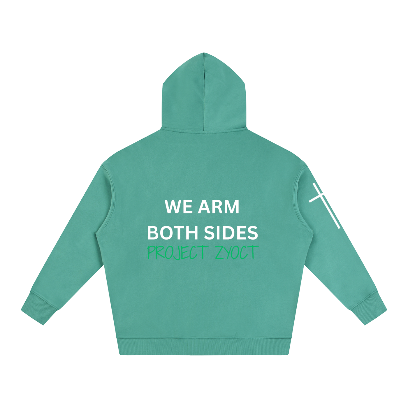 "We Arm Both Sides" Oversize Hoodie
