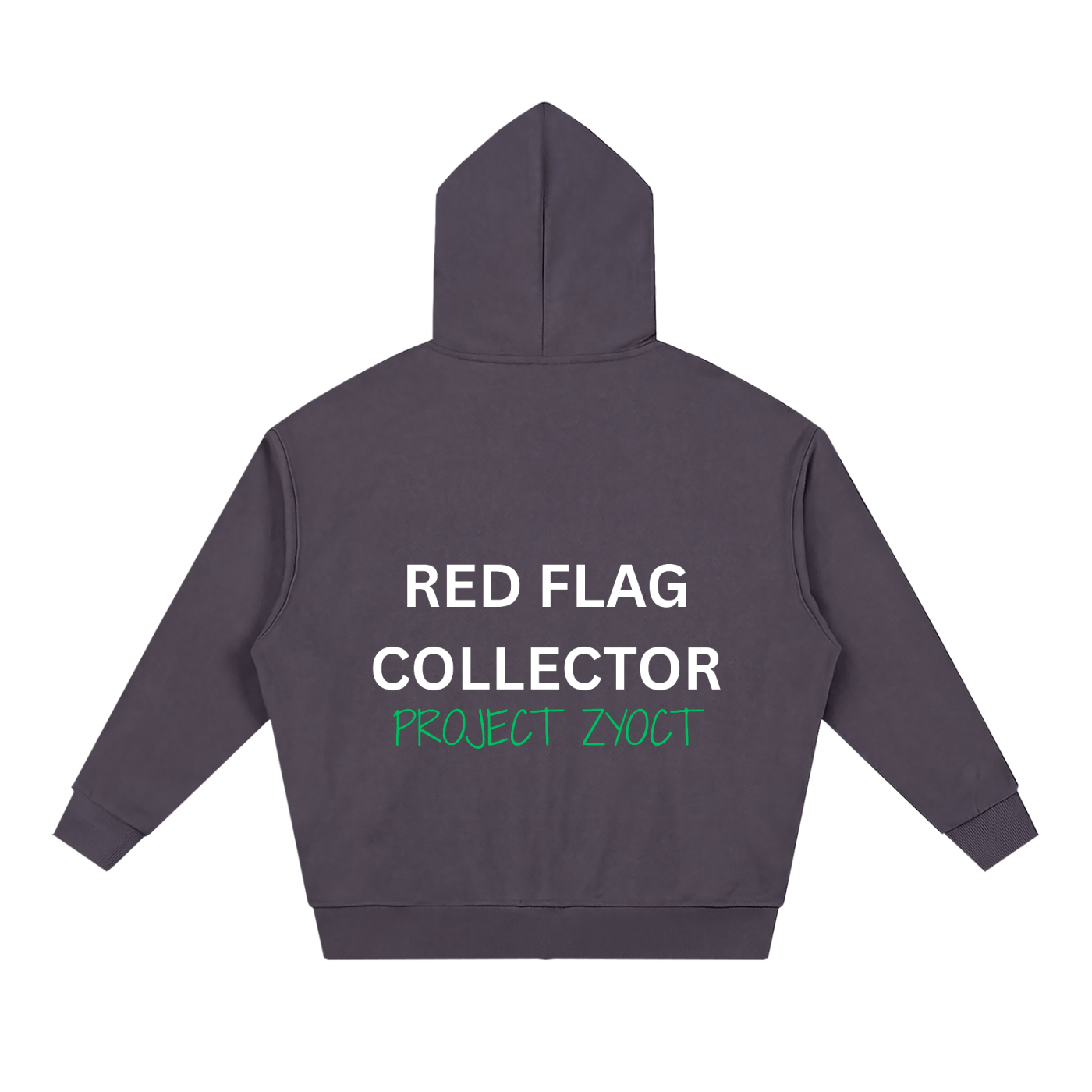 "Red Flag Collector" Full Zip Hoodie