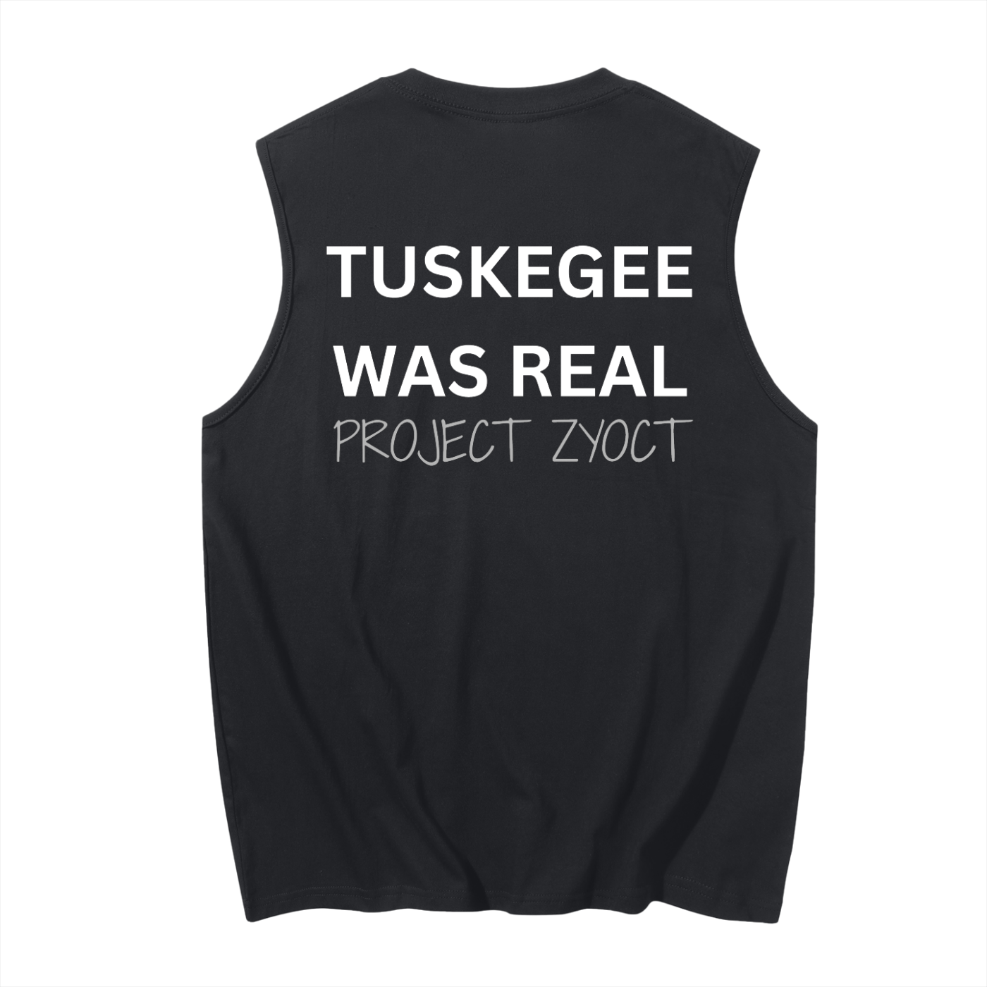 "Tuskegee Was Real" Cotton Tank Top