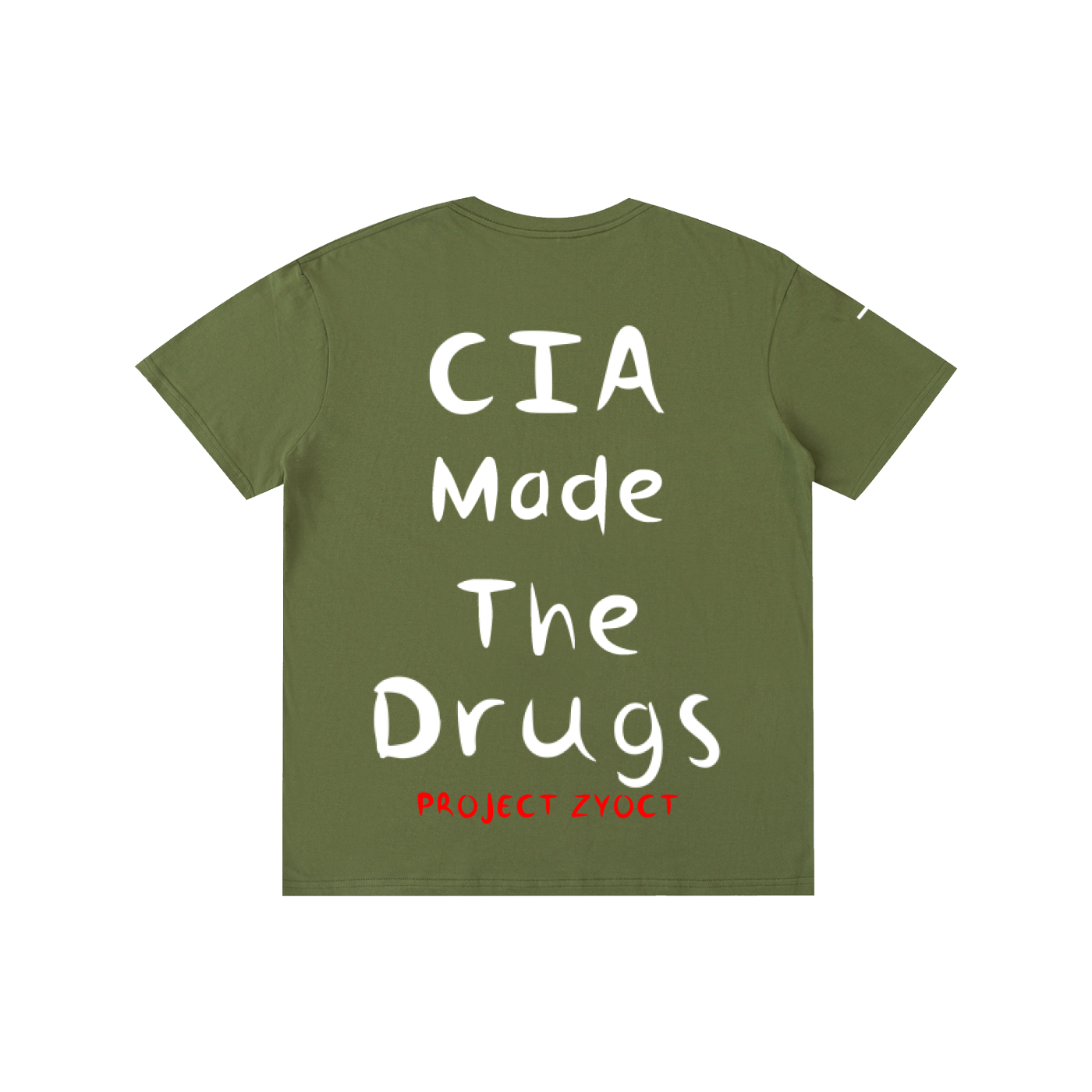"CIA Made the Drugs" Cotton T-Shirt