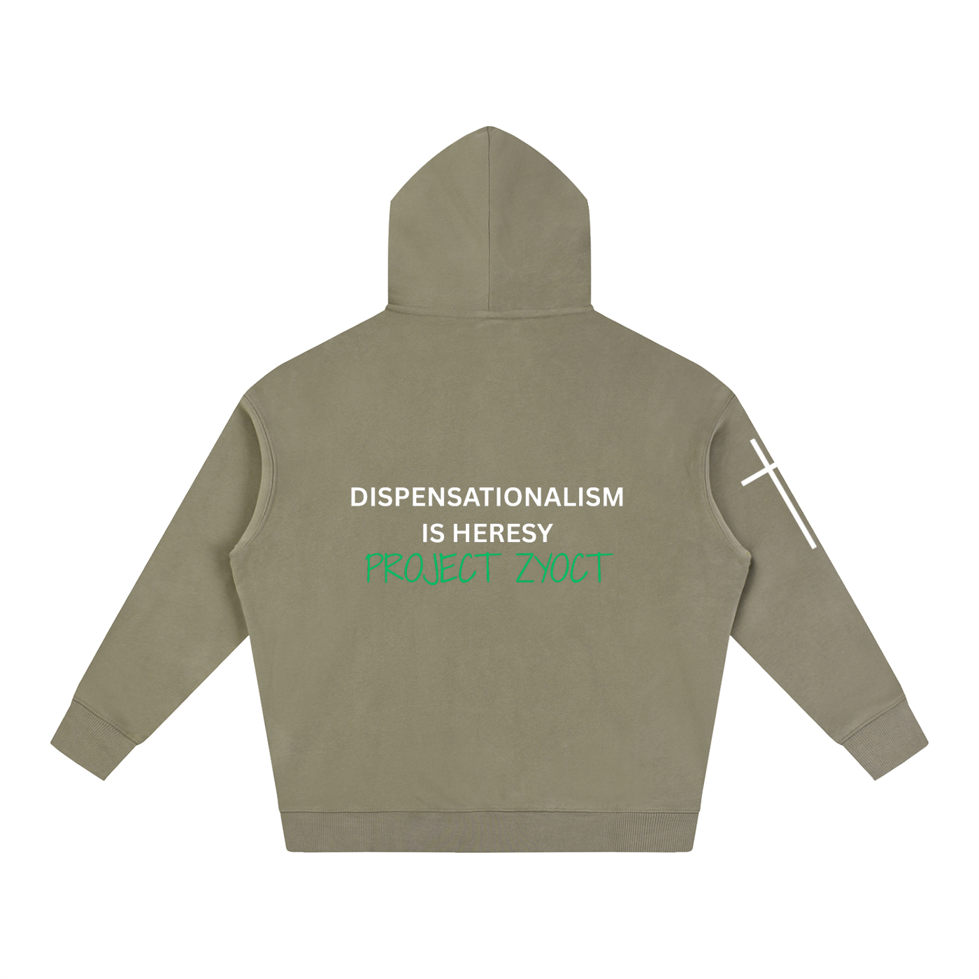 "Dispensationalism is Heresy" Oversize Hoodie