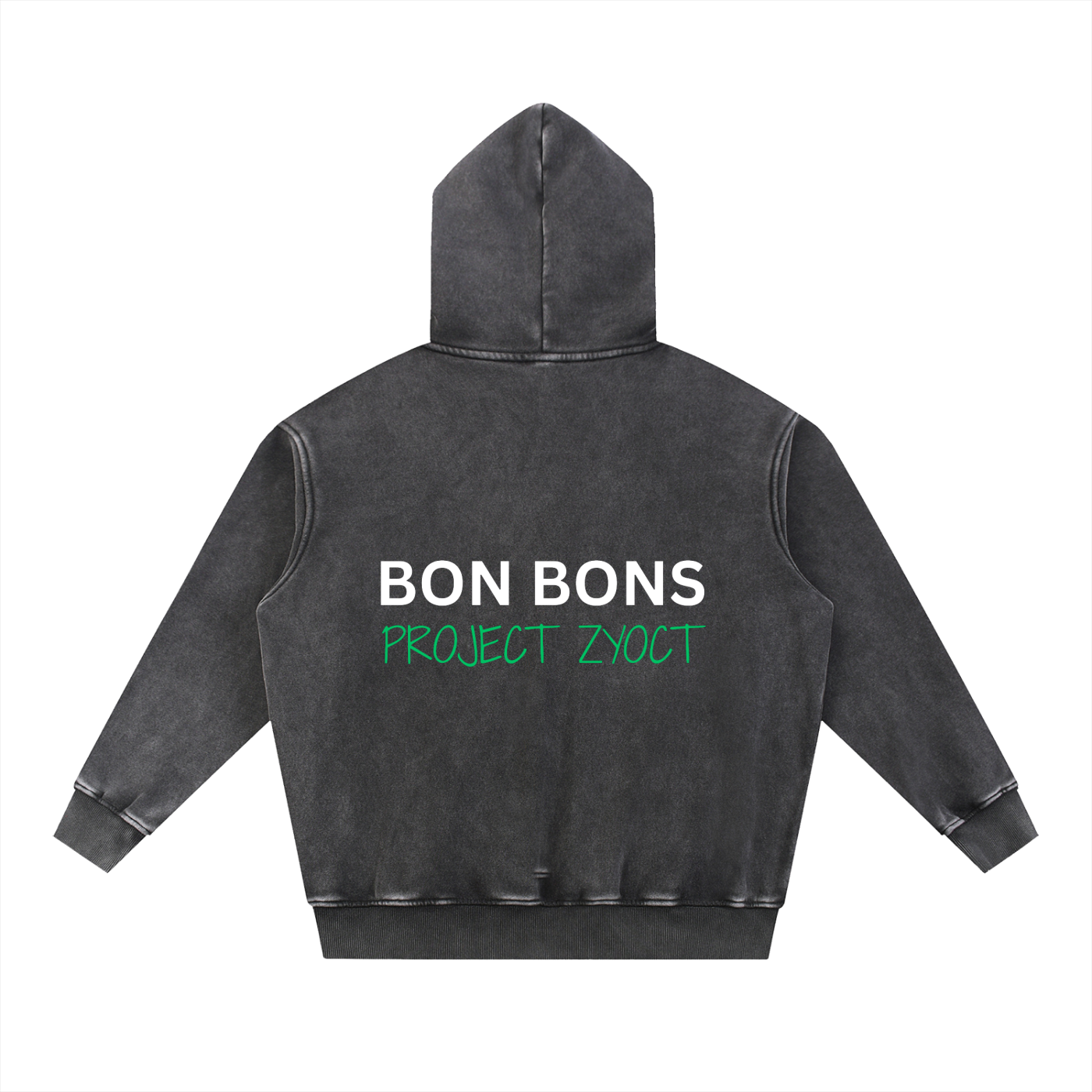 "Bon Bons" Snow Wash Oversize Hoodie