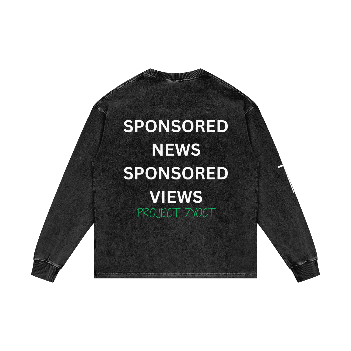 "Sponsored News Sponsored Views" Acid Wash Long Sleeve