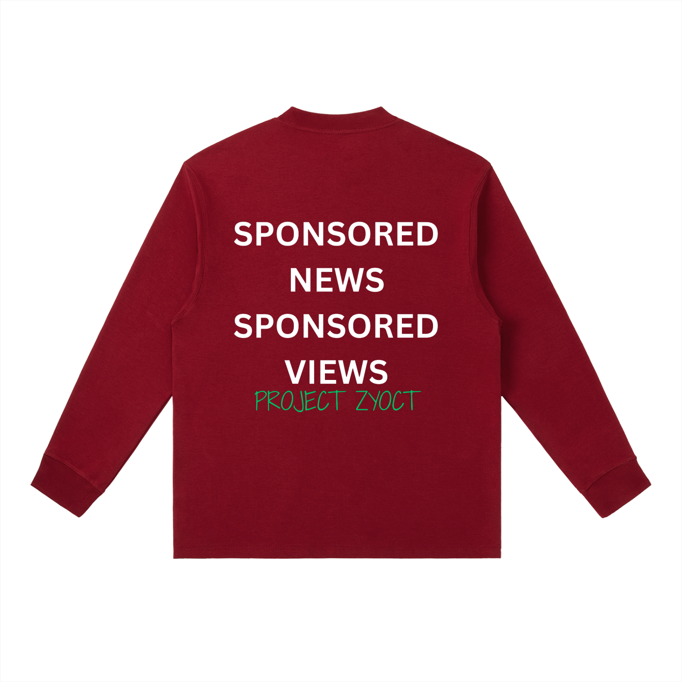 "Sponsored News Sponsored Views" Long Sleeve