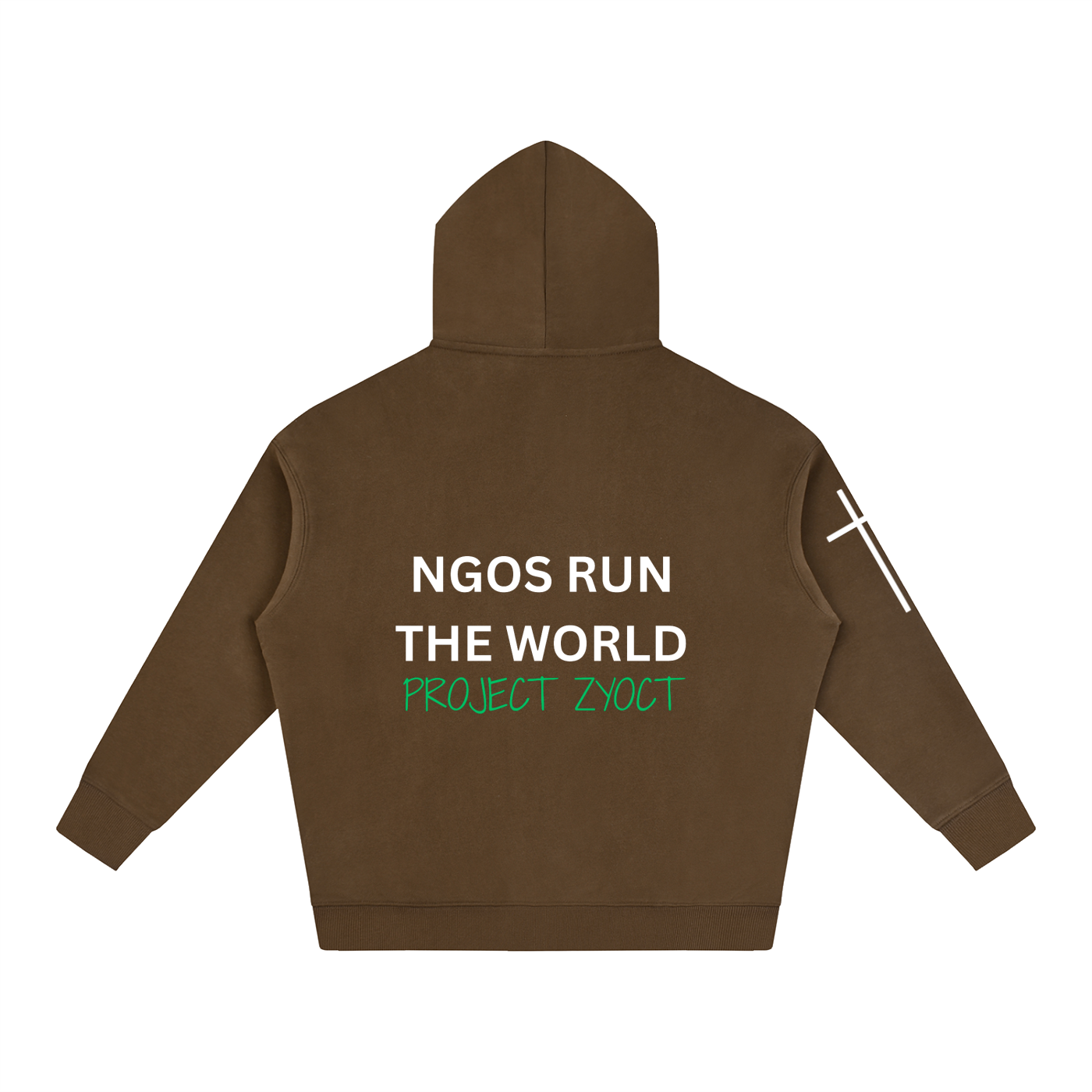 "NGOs Run the World" Oversize Hoodie