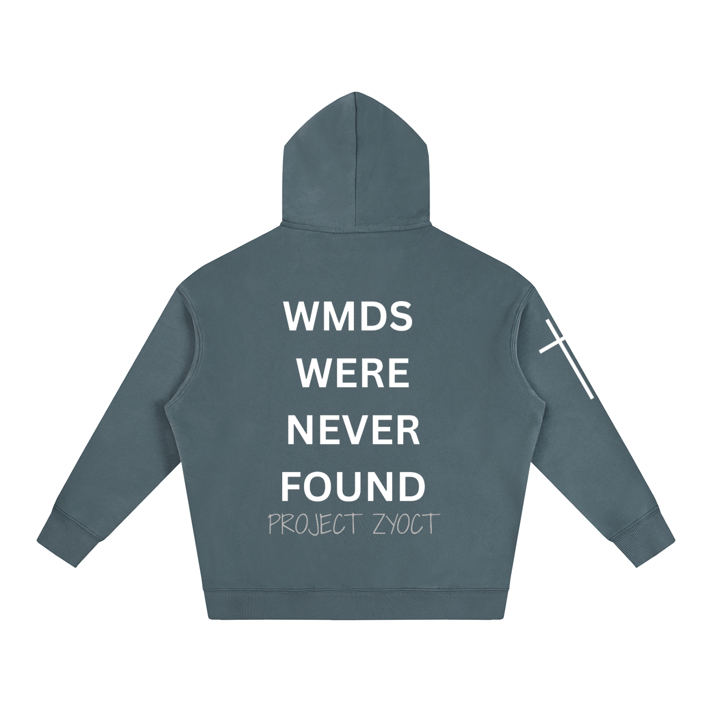 "WMDs Were Never Found" Oversize Hoodie