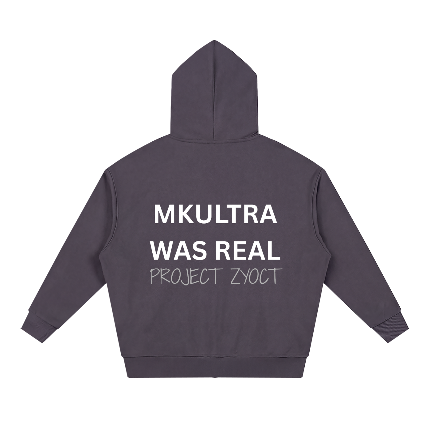 "MKUltra Was Real" Full Zip Hoodie