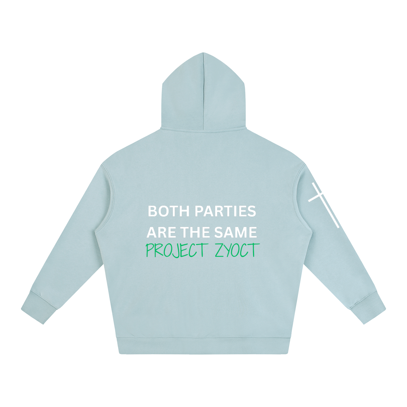 "Both Parties Are the Same" Oversize Hoodie