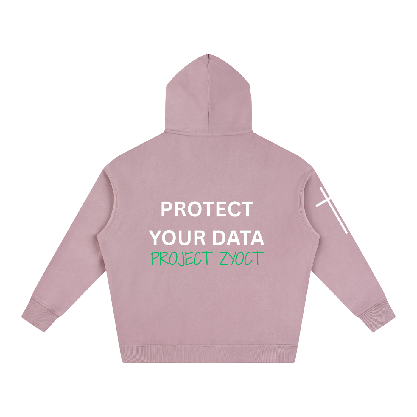 "Protect Your Data" Oversize Hoodie
