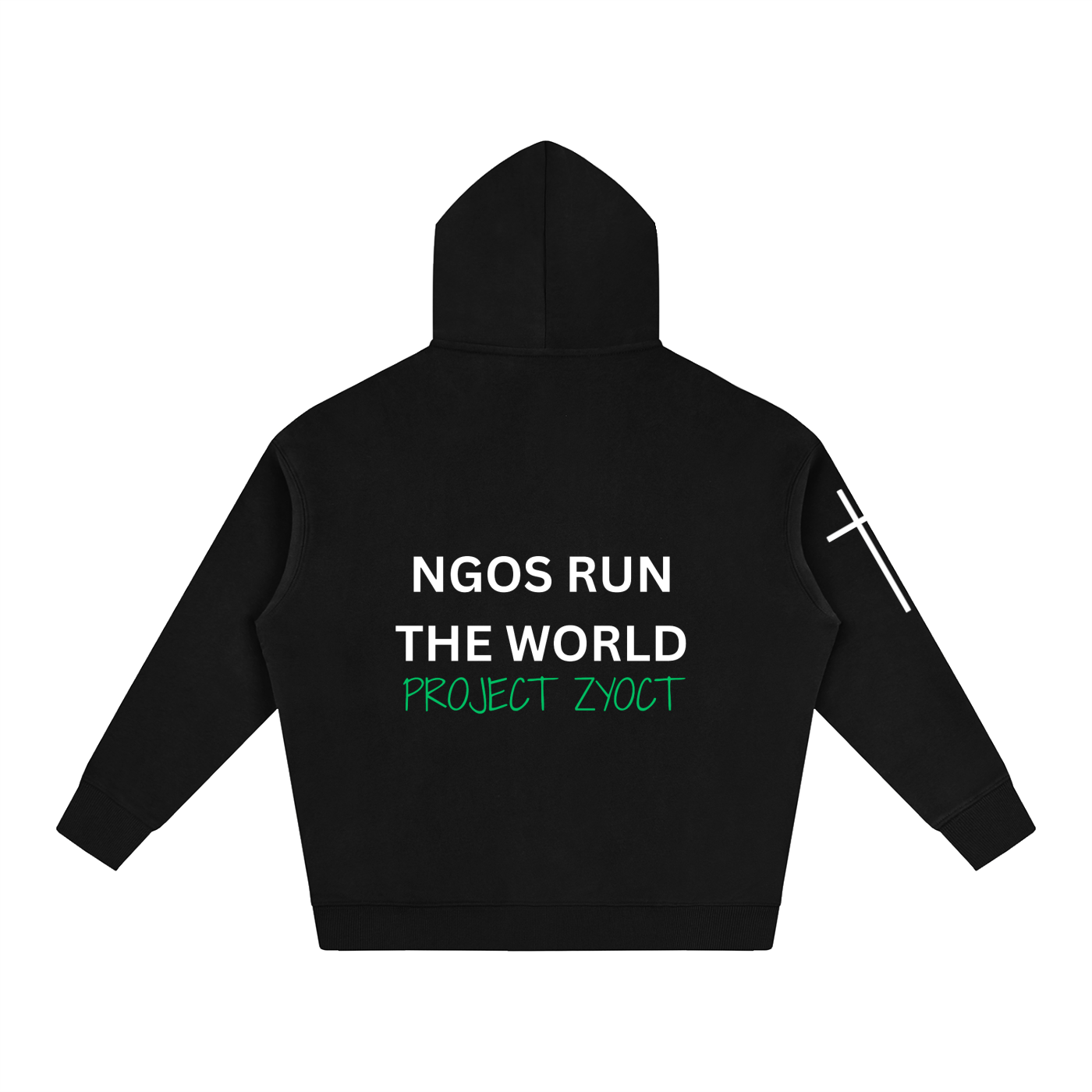 "NGOs Run the World" Oversize Hoodie