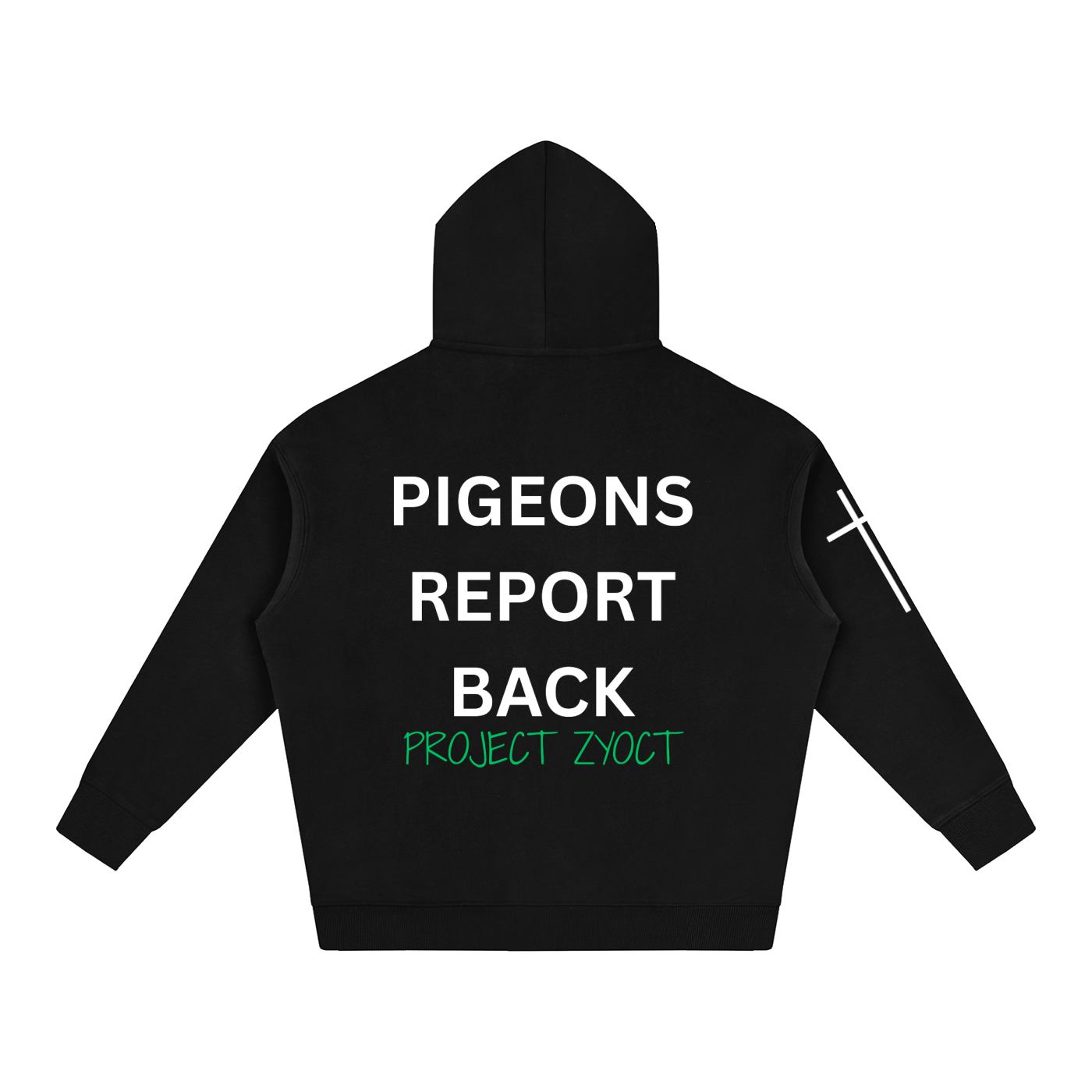 "Pigeons Report Back" Oversize Hoodie