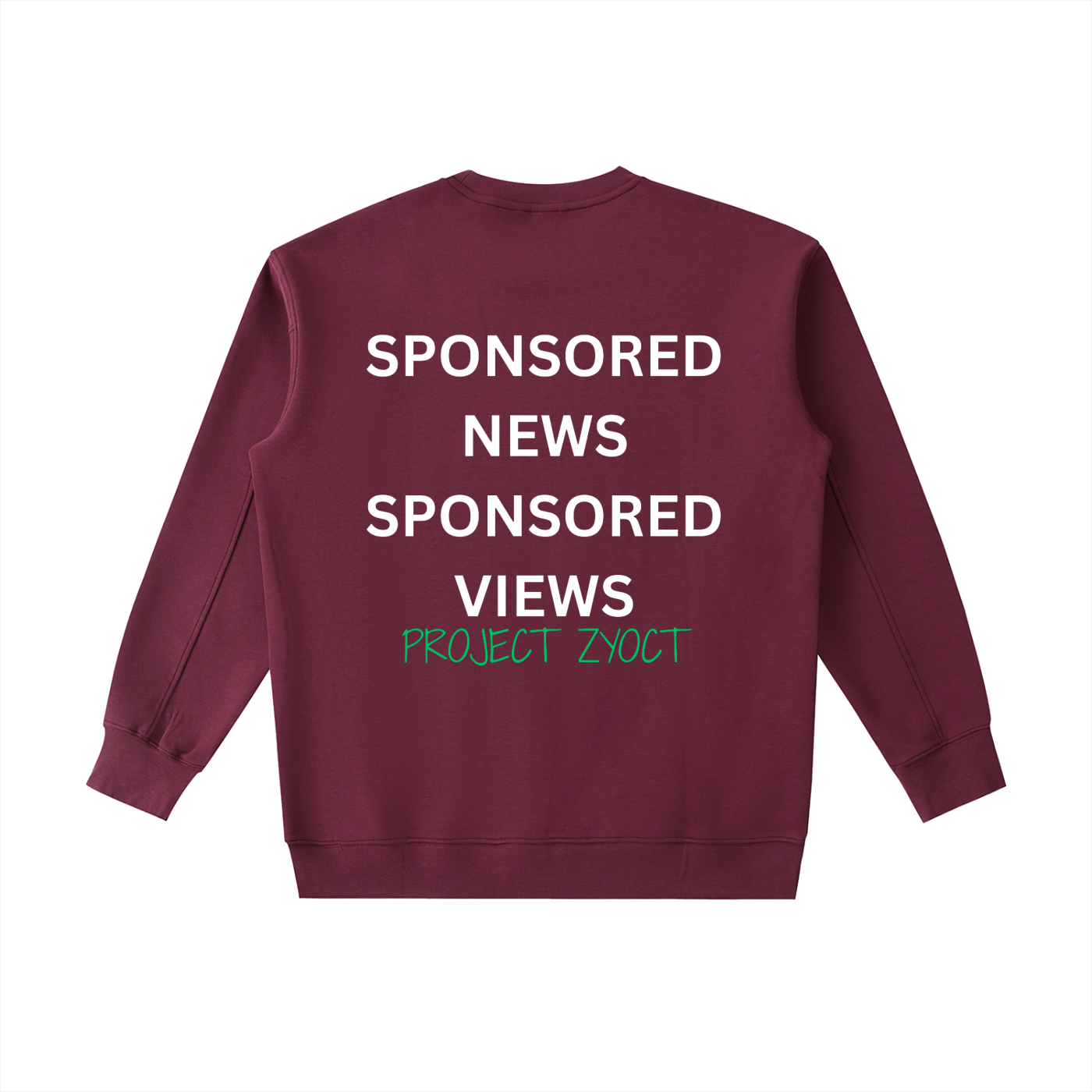 "Sponsored News Sponsored Views" Heavyweight Sweatshirt