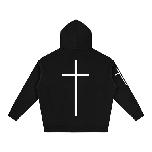 Simple Cross Oversize Hoodie