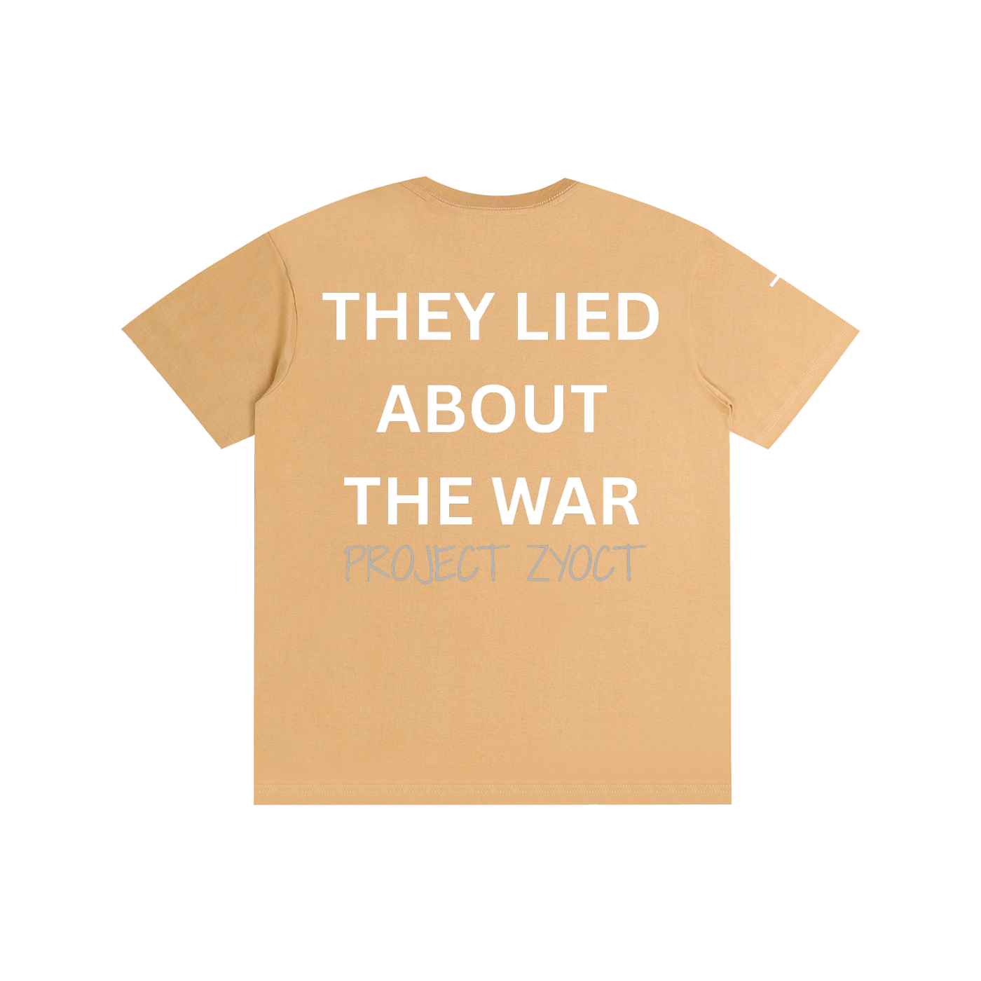 "They Lied About the War" Cotton T-Shirt