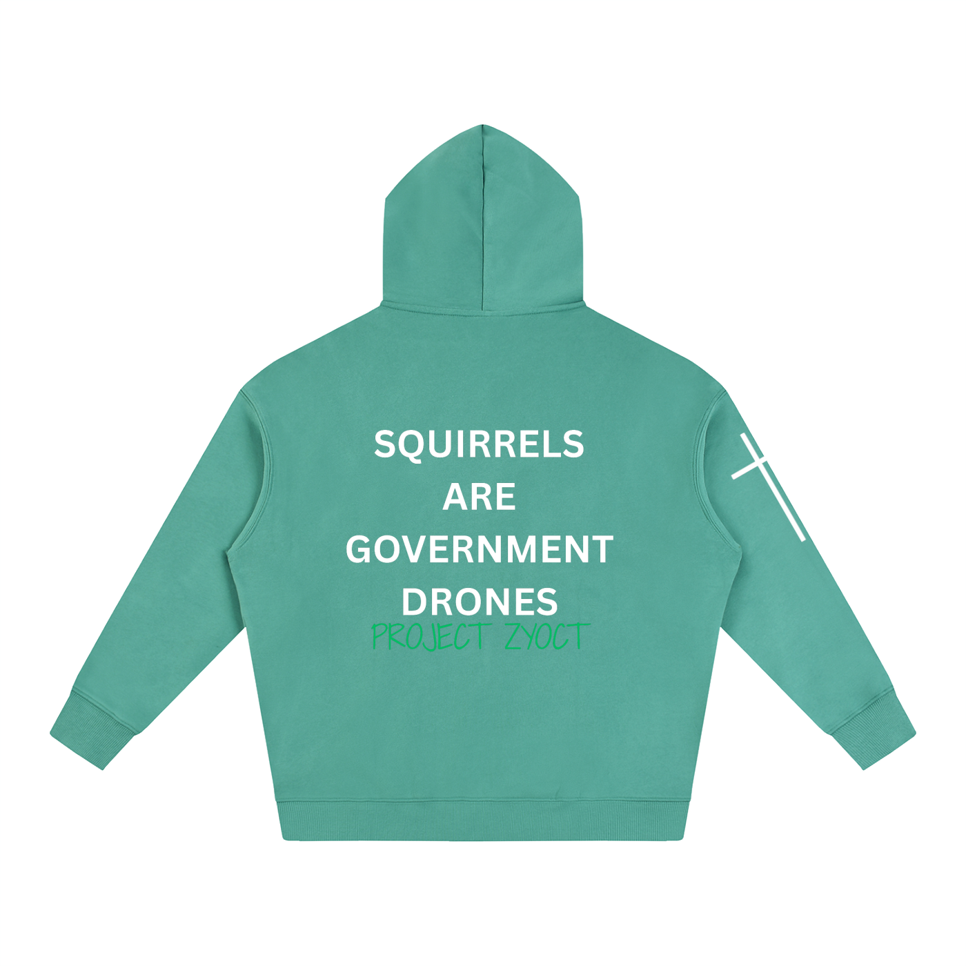 "Squirrels Are Government Drones" Oversize Hoodie