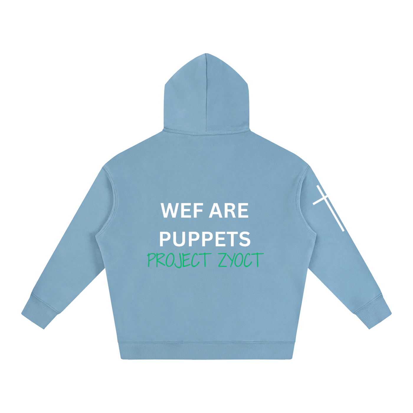 "WEF Are Puppets" Oversize Hoodie