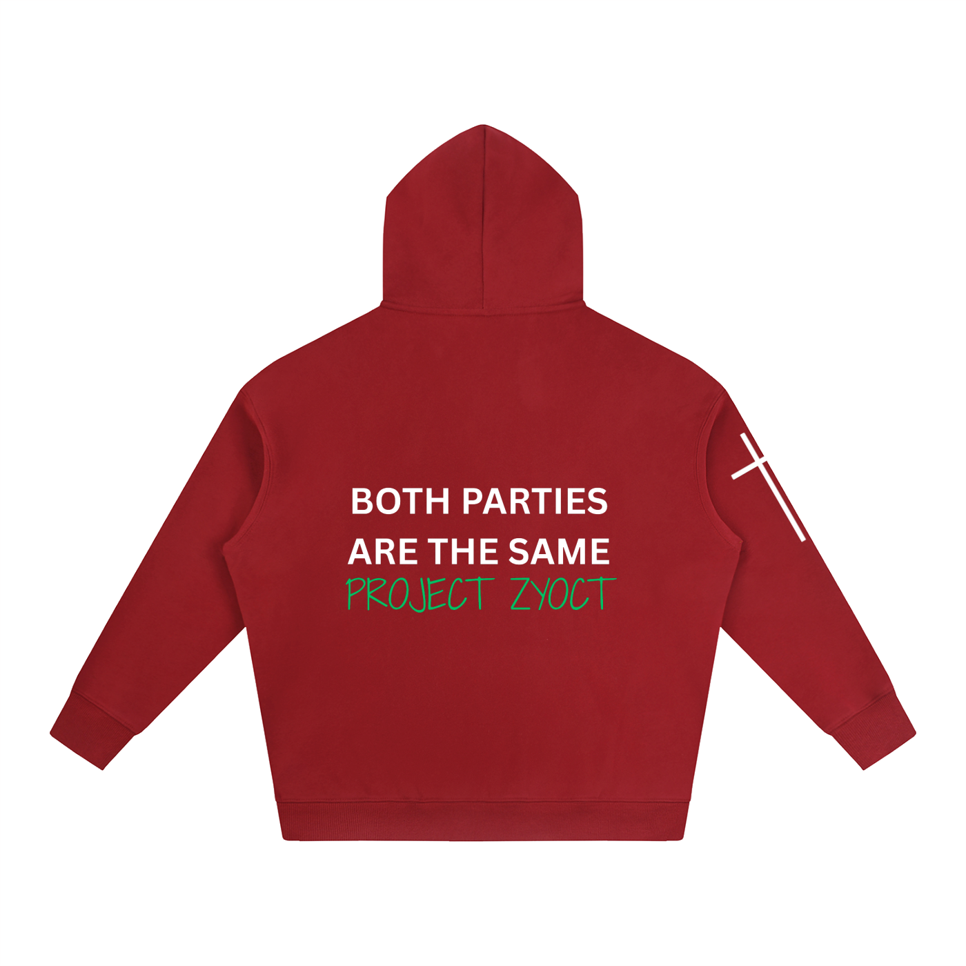 "Both Parties Are the Same" Oversize Hoodie