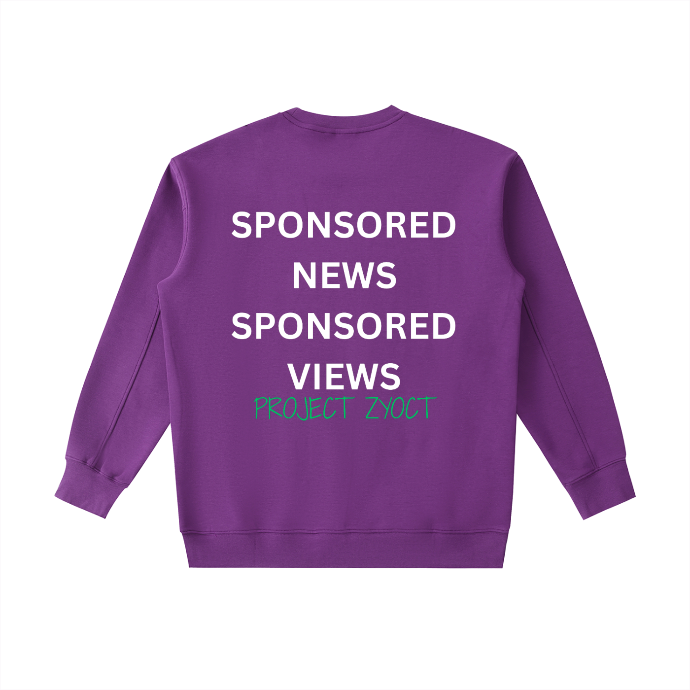 "Sponsored News Sponsored Views" Heavyweight Sweatshirt
