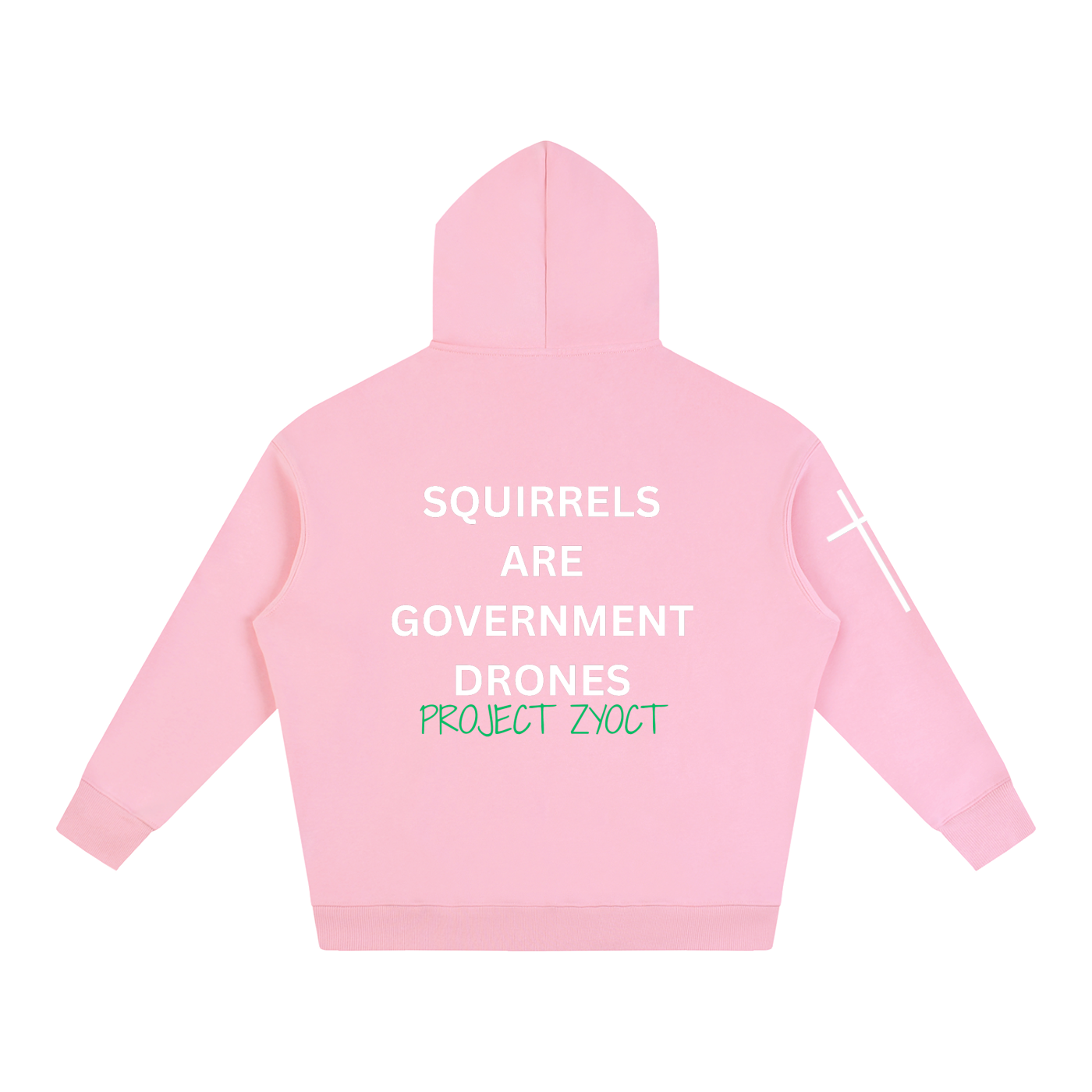 "Squirrels Are Government Drones" Oversize Hoodie