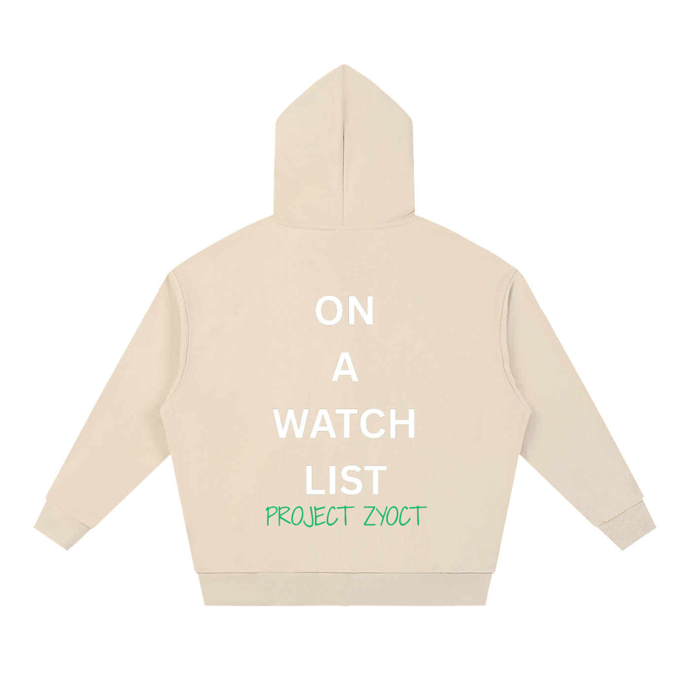"On a watch list" Full Zip Hoodie