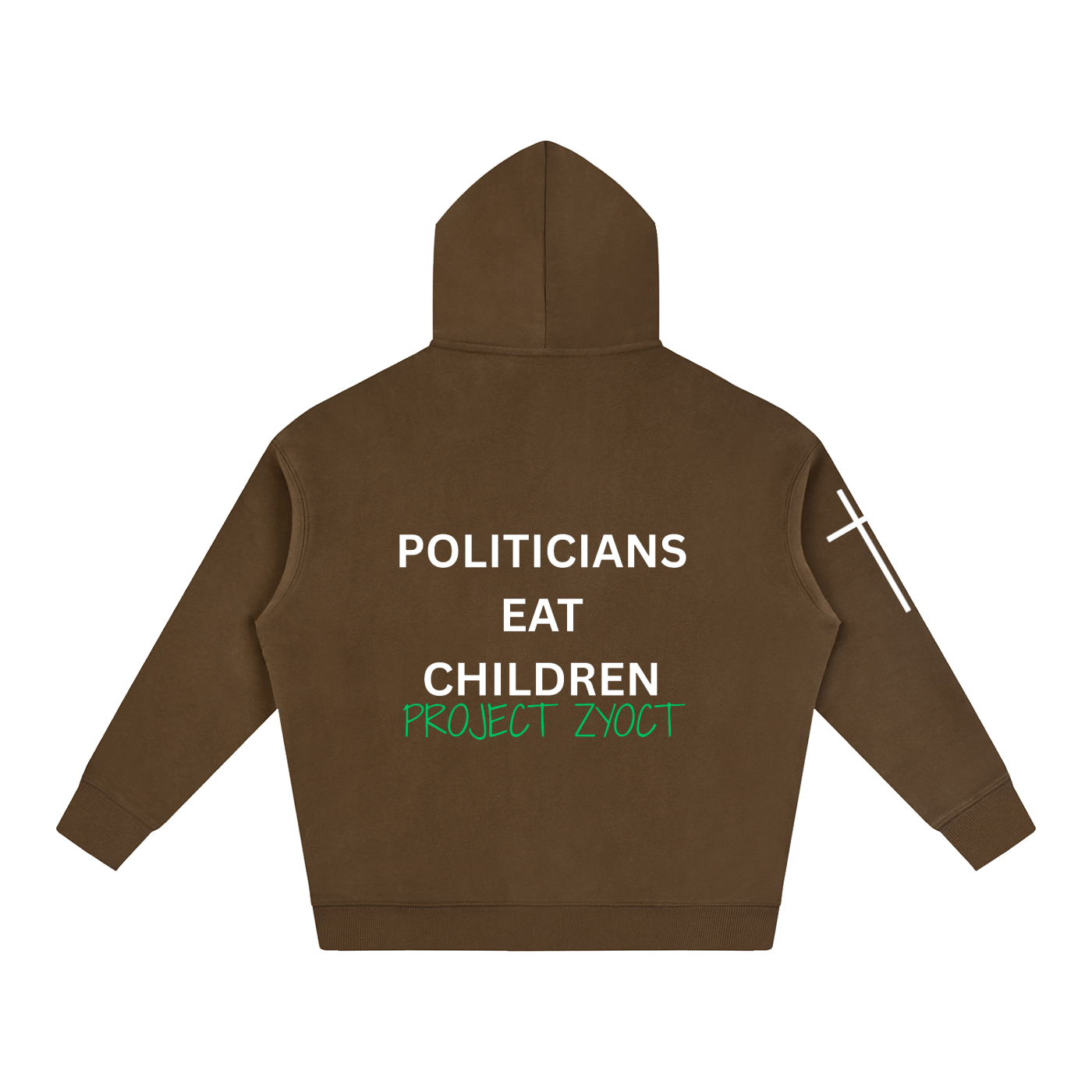 "Politicians Eat Children" Oversize Hoodie