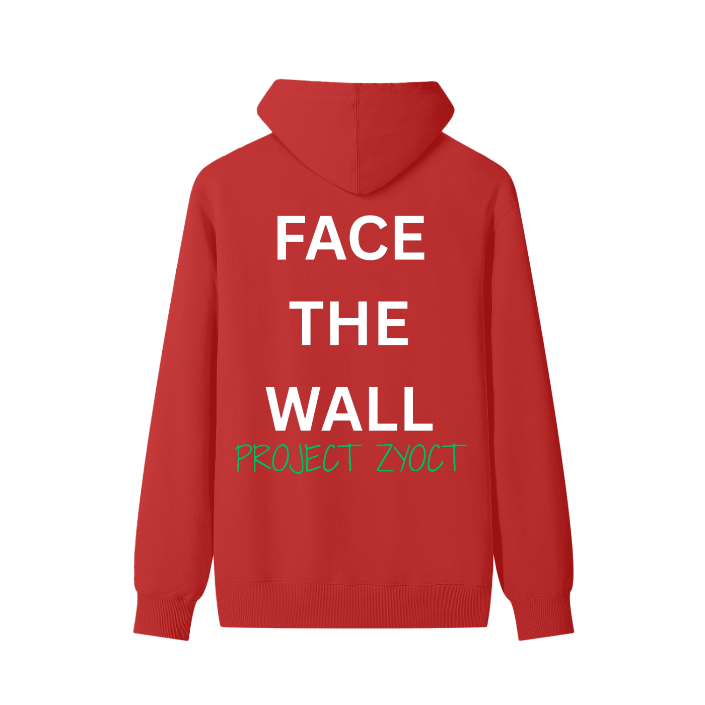 "Face the Wall" Classic Cotton Hoodie
