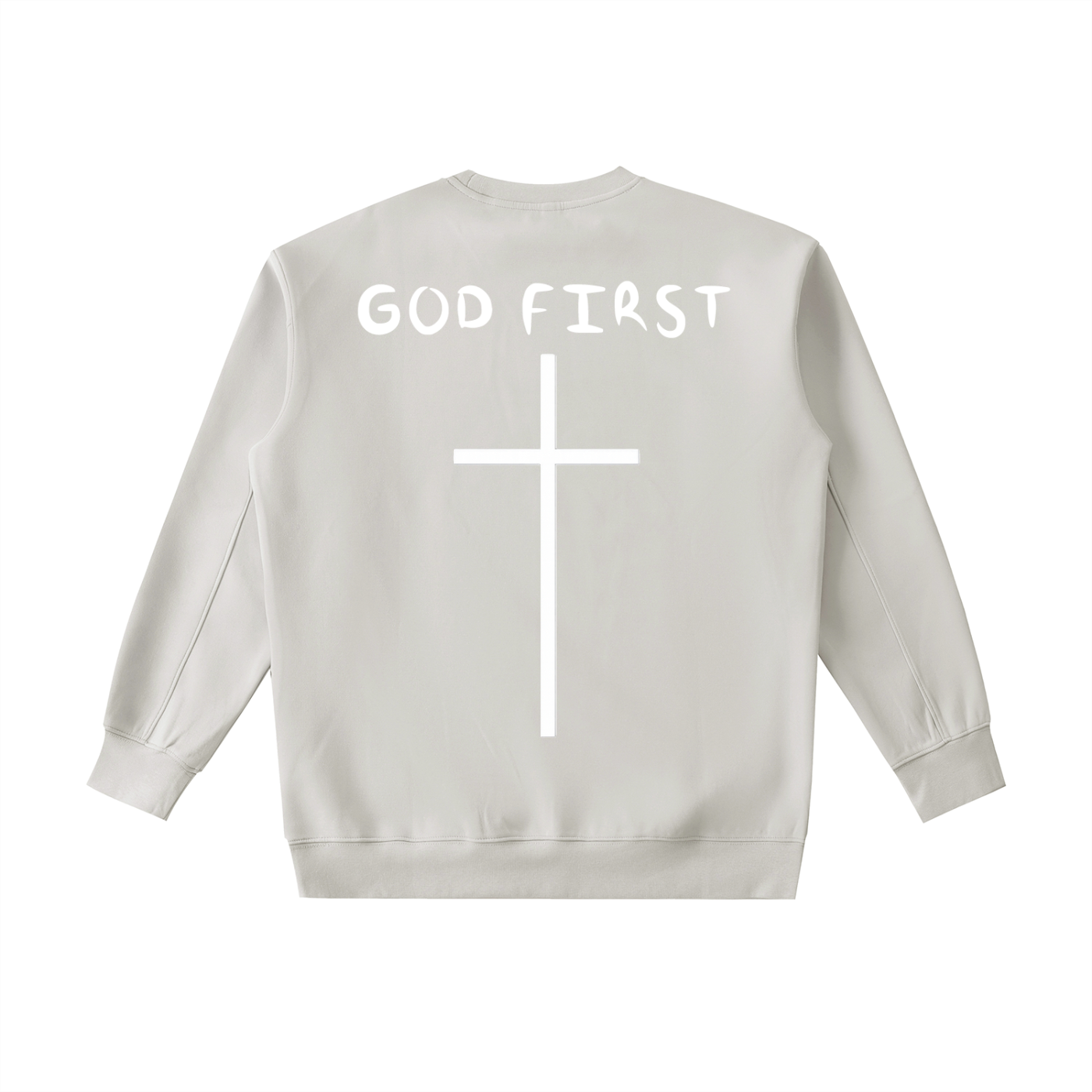 "GOD FIRST" Heavyweight Sweatshirt